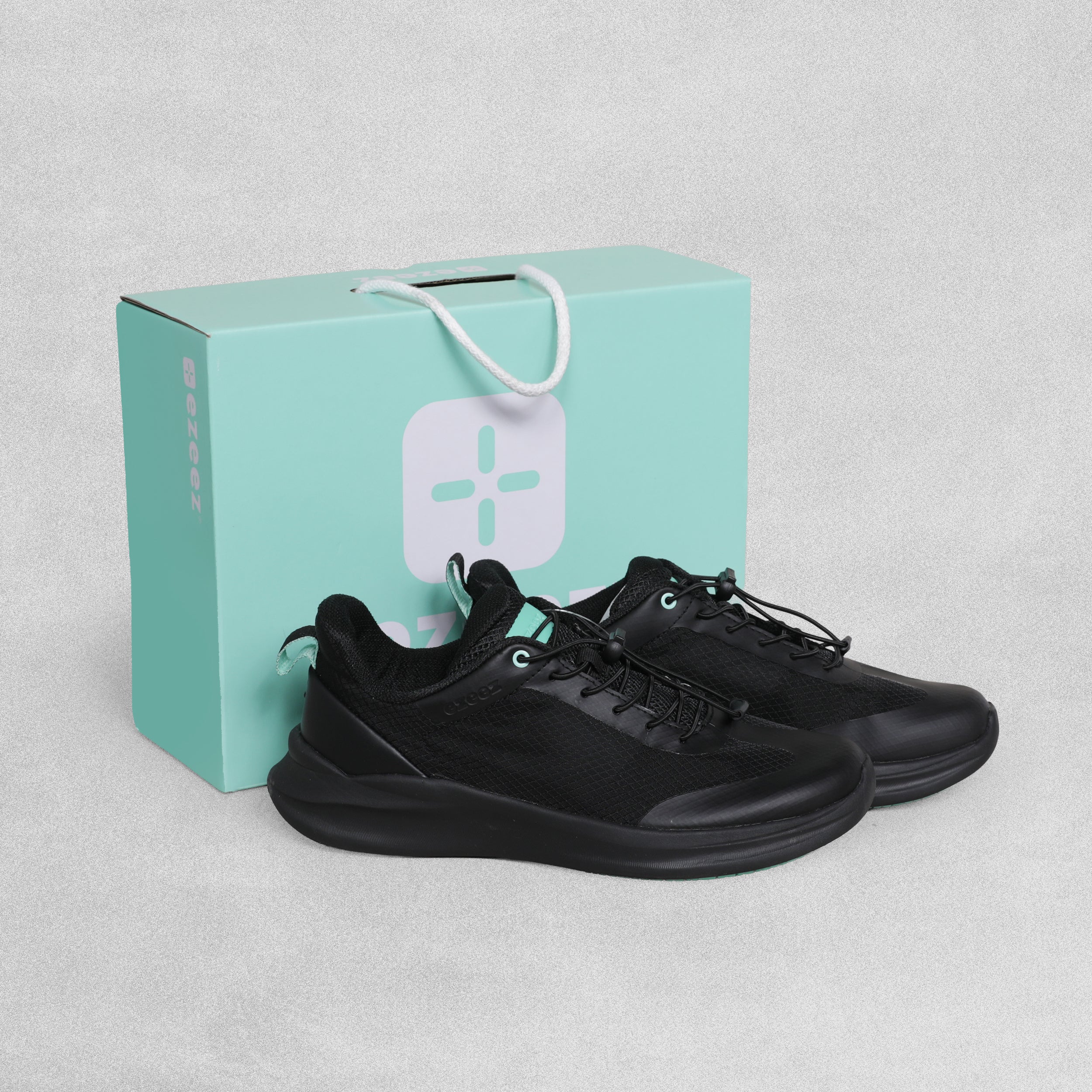 ezeez 24/7 Comfort Ladies Workwear Trainer Stella Spearmint - Black
