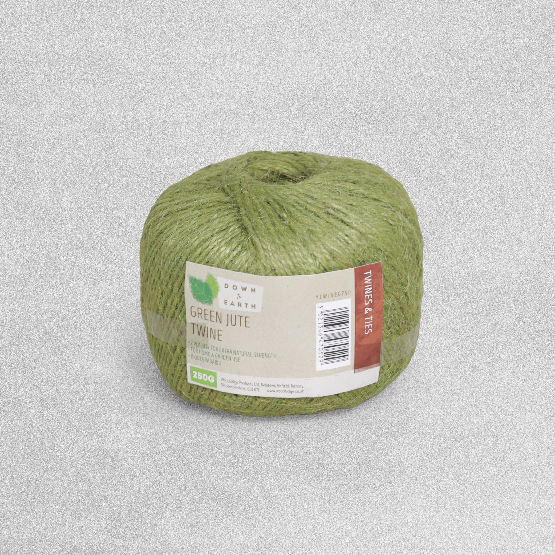 Down To Earth Green Jute Twine 250G