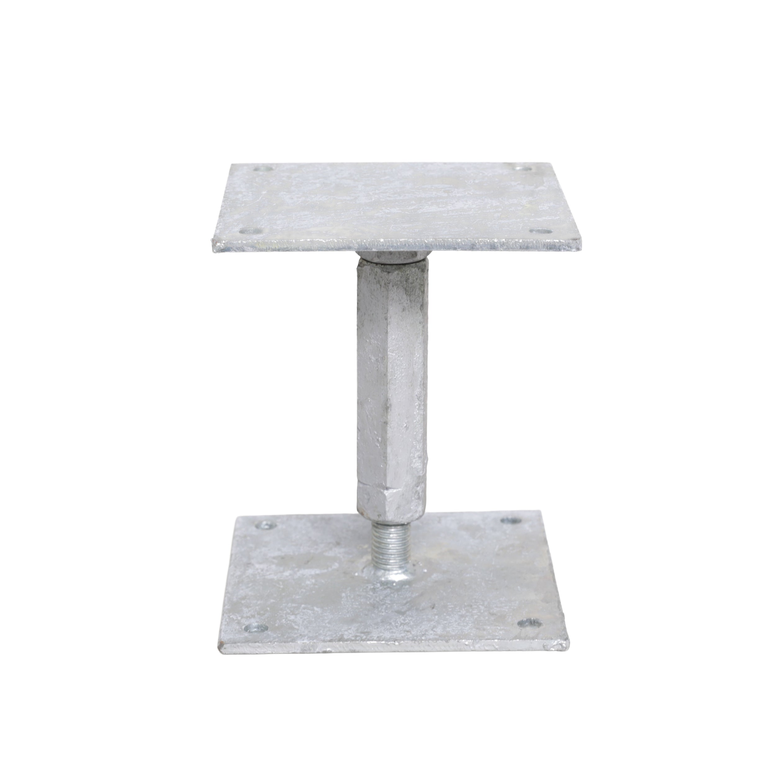 Heavy Duty Galvanised Adjustable 150-200mm Elevated Post Base Support