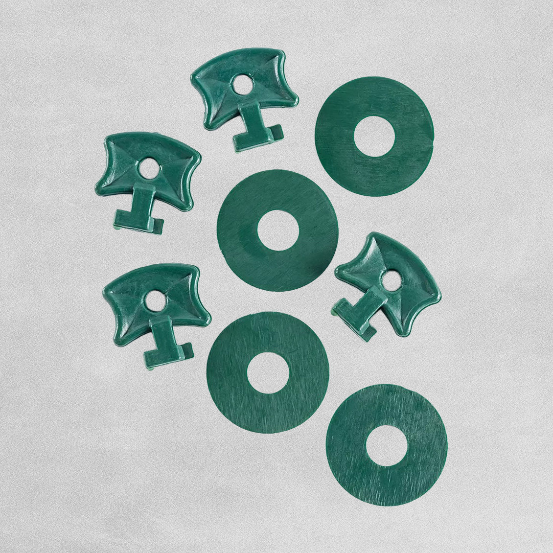 Down To Earth Greenhouse Fixing Clips - 30 Clips and 30 Washers