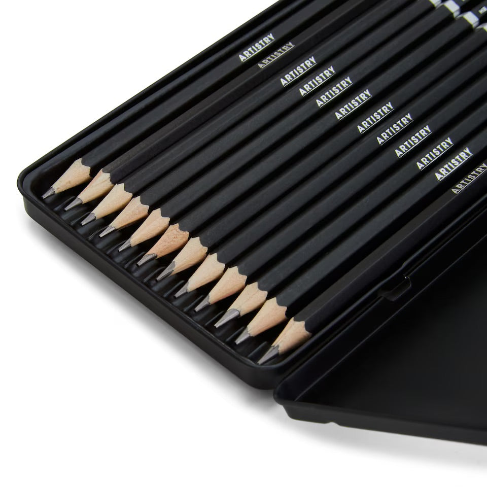 Artistry Drawing Pencils 6B to 6H - Set of 12