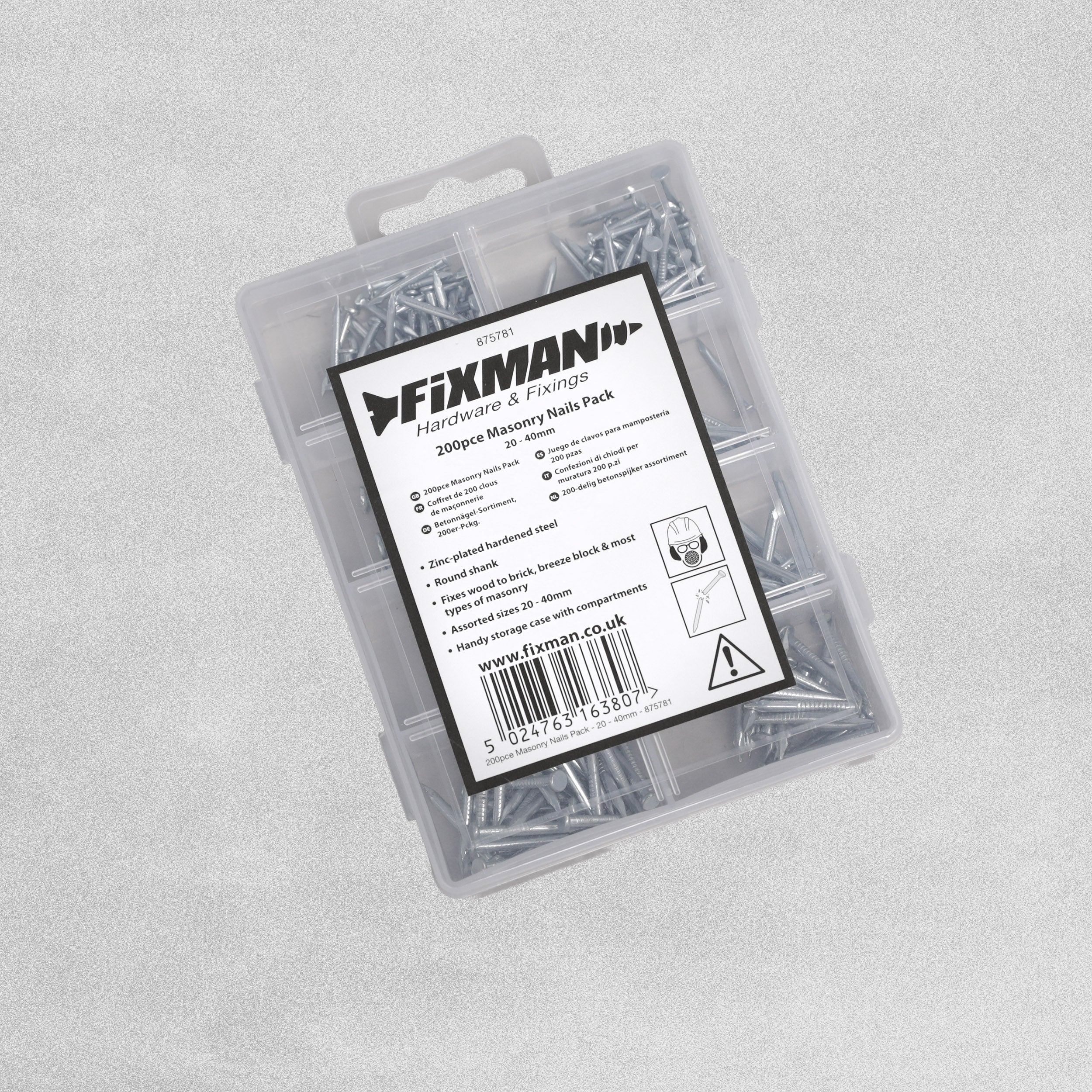 Fixman Masonry Nails Pack - 200pcs