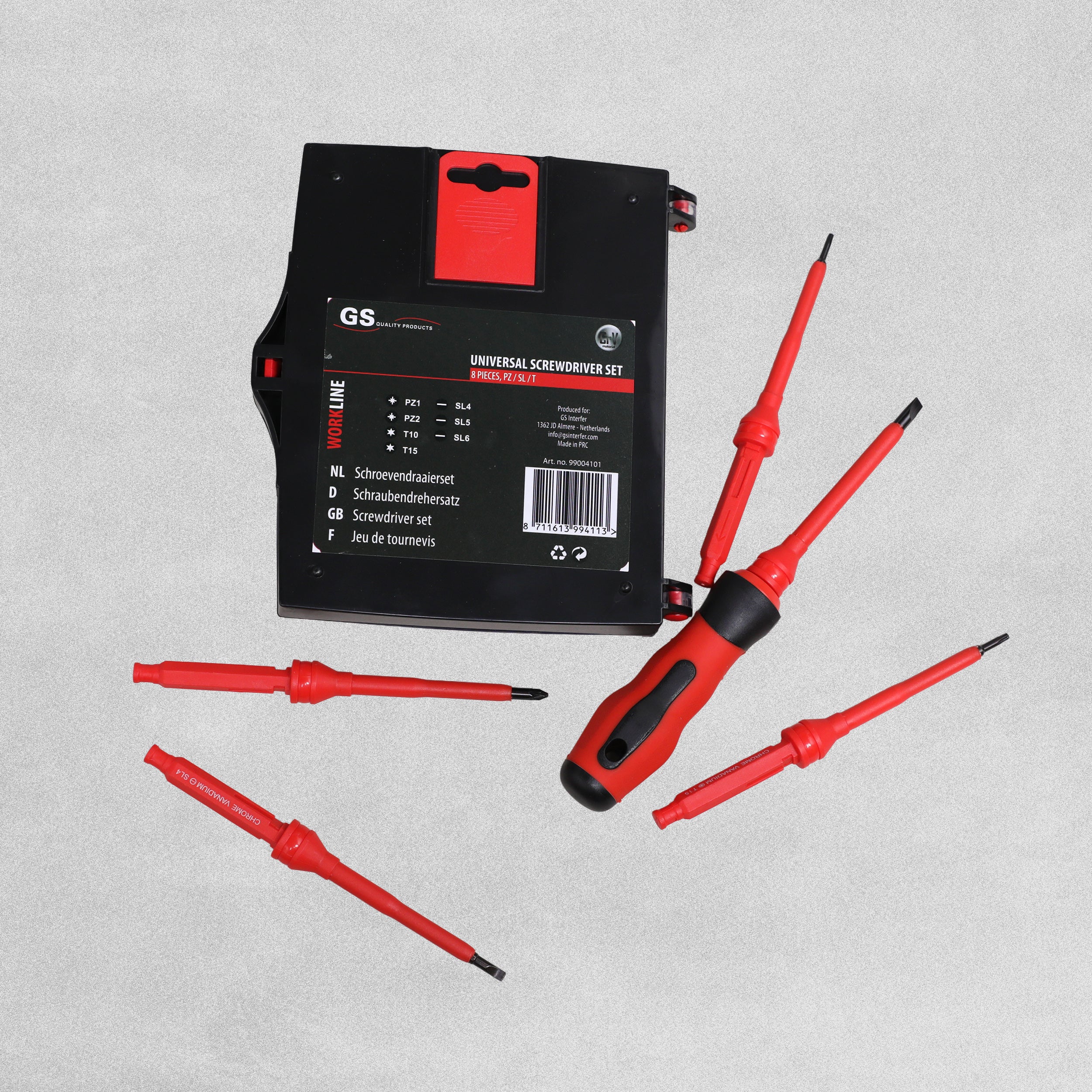 GS Universal Screwdriver Set 8pcs