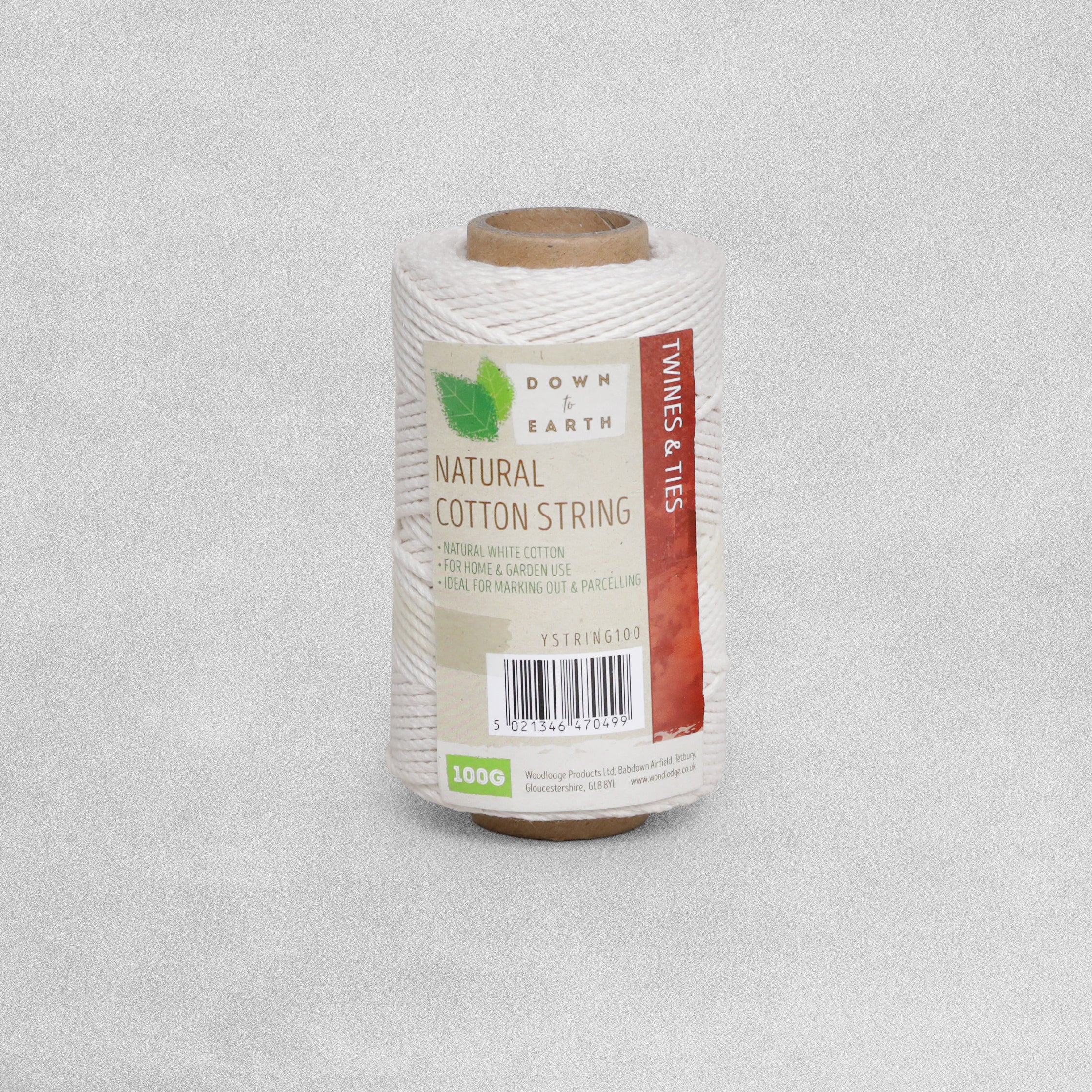 Down To Earth Natural Cotton String 100g