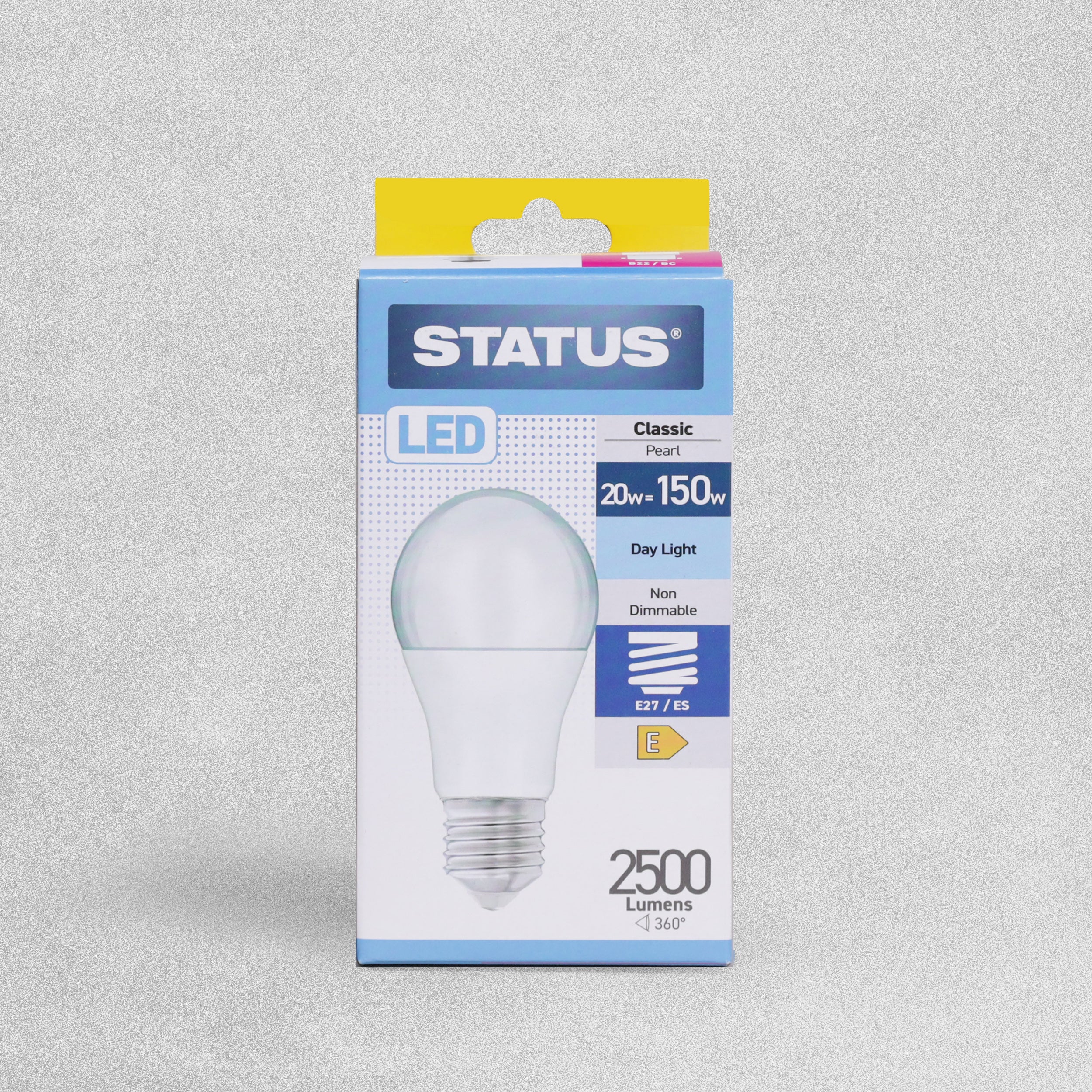 Status Classic Pearl 20w=150w Day Light Non Dimmable E27/ES 2500 Lumens