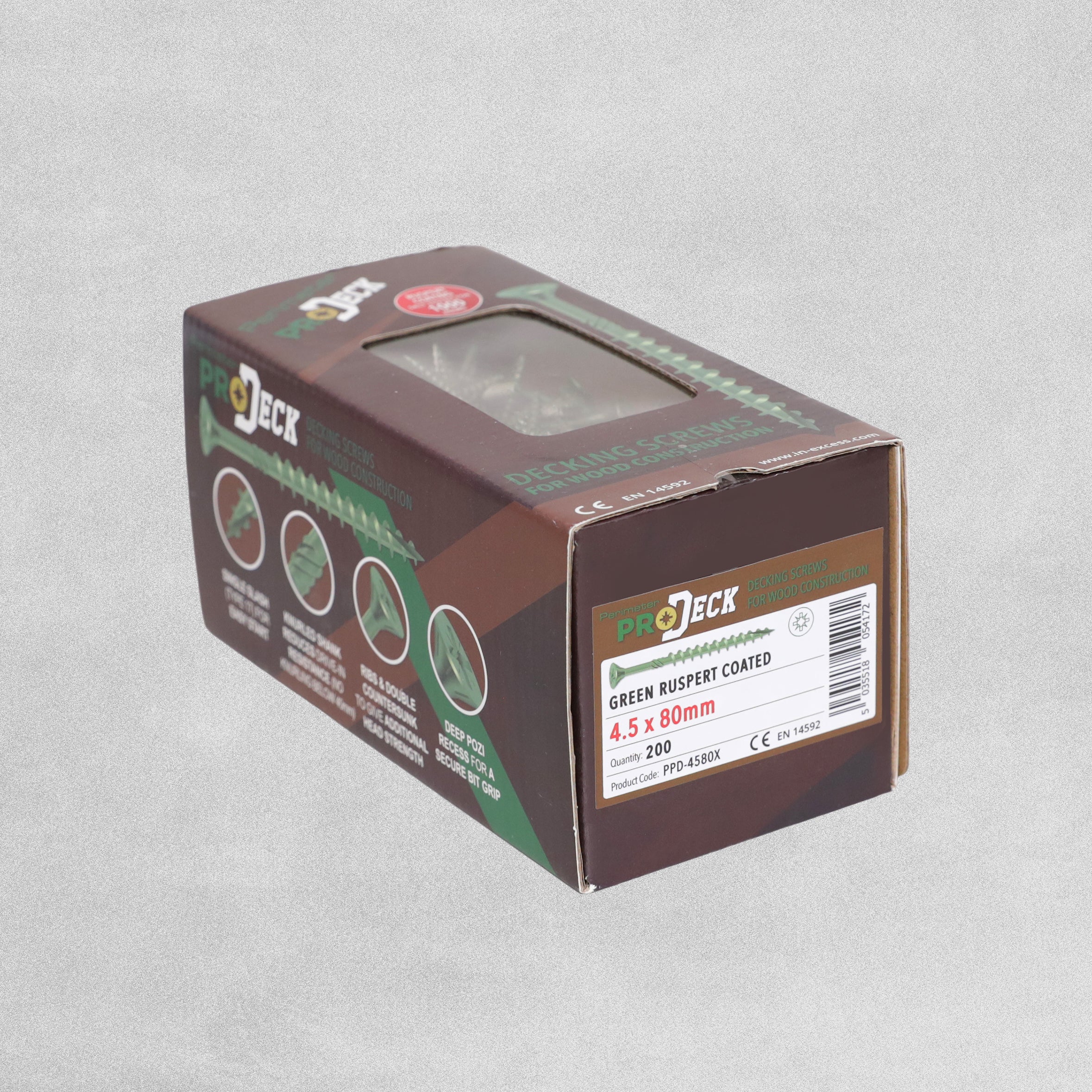 Perimeter ProDeck Decking Screws 4.5 x 80MM x 200pcs