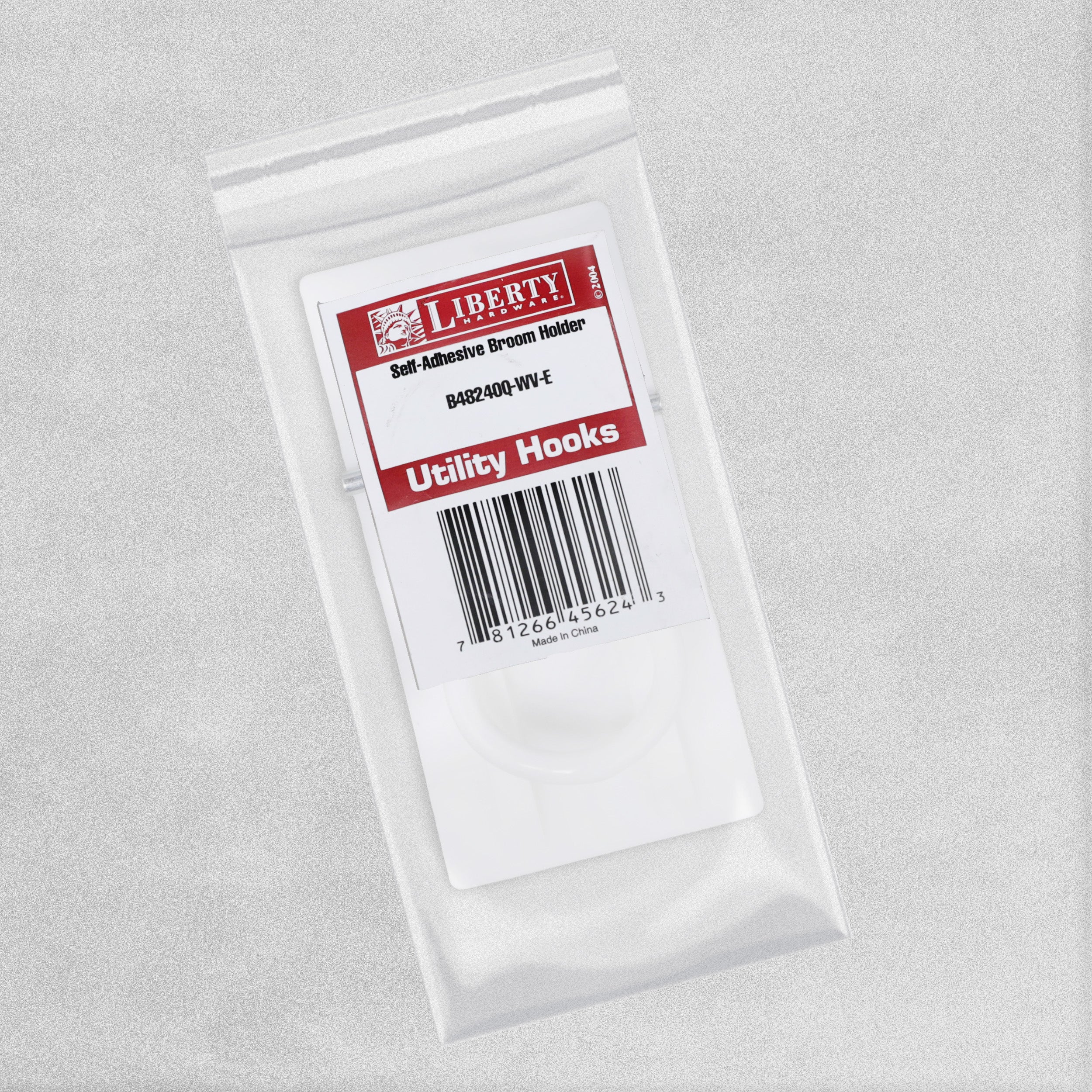 LIBERTY SELF ADHESIVE BROOM HOLDER