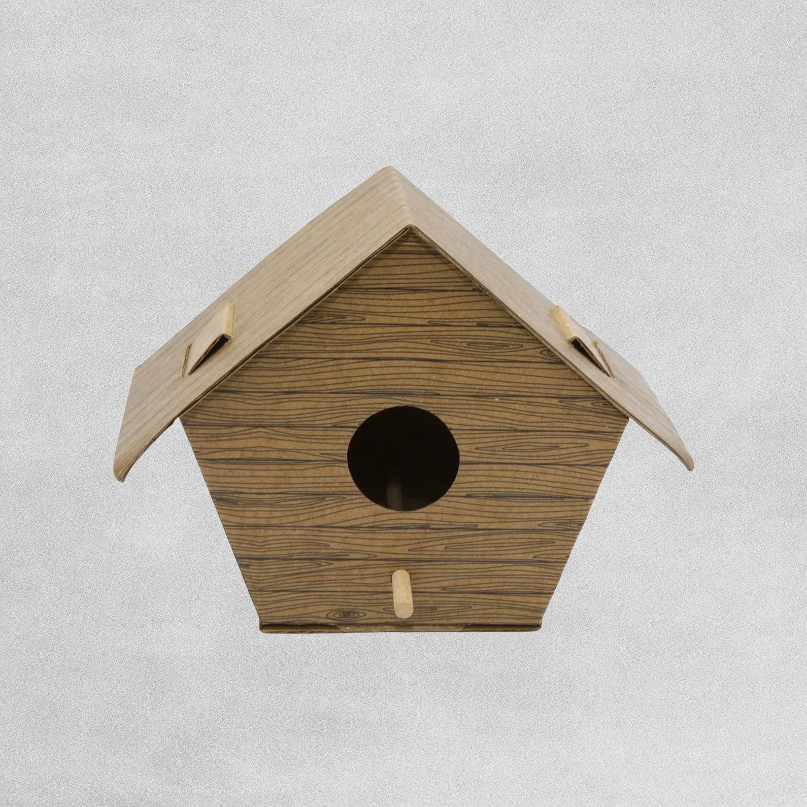 DIY Bird House Log Cabin