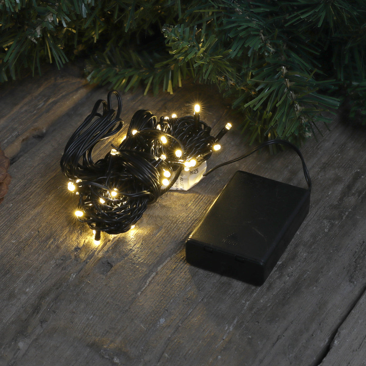 Merry & Brite Battery Powered 40 Ultra Bright Micro LEDs - Warm White