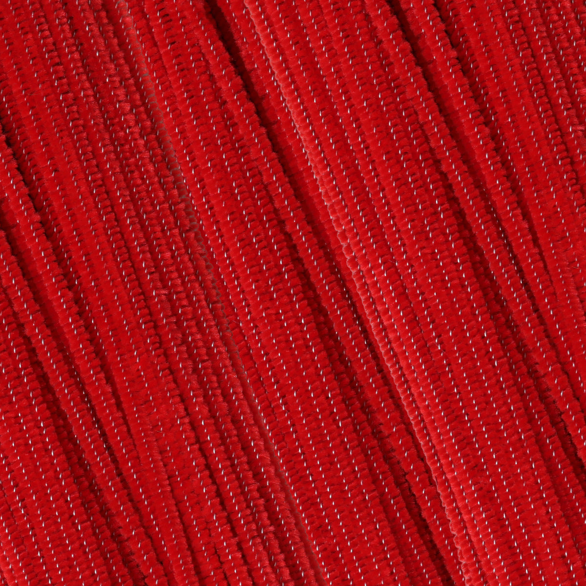 Craft Pipe Cleaners - L150mm, 4mm wide - Red 100 pack