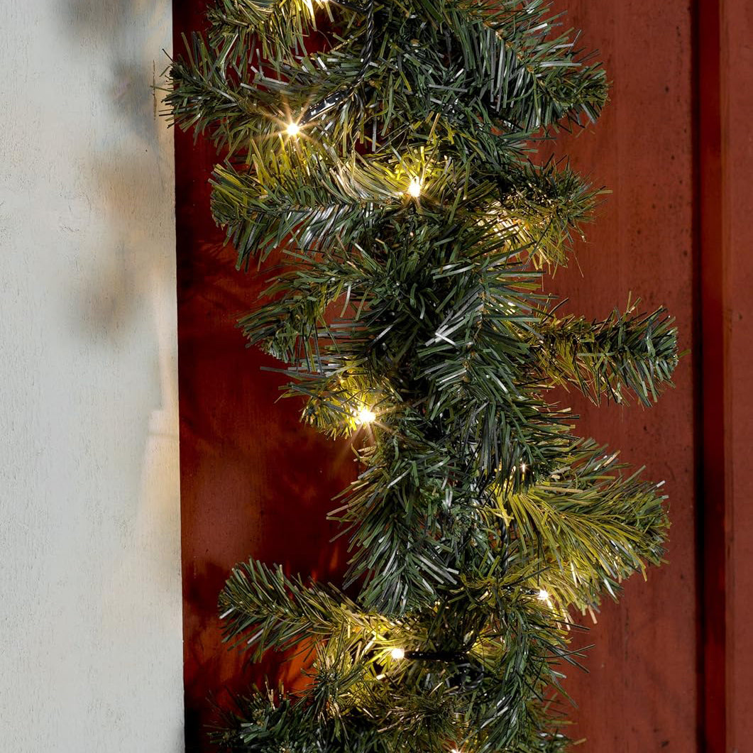 40 LED Warm White Outdoor Garland 2.7M