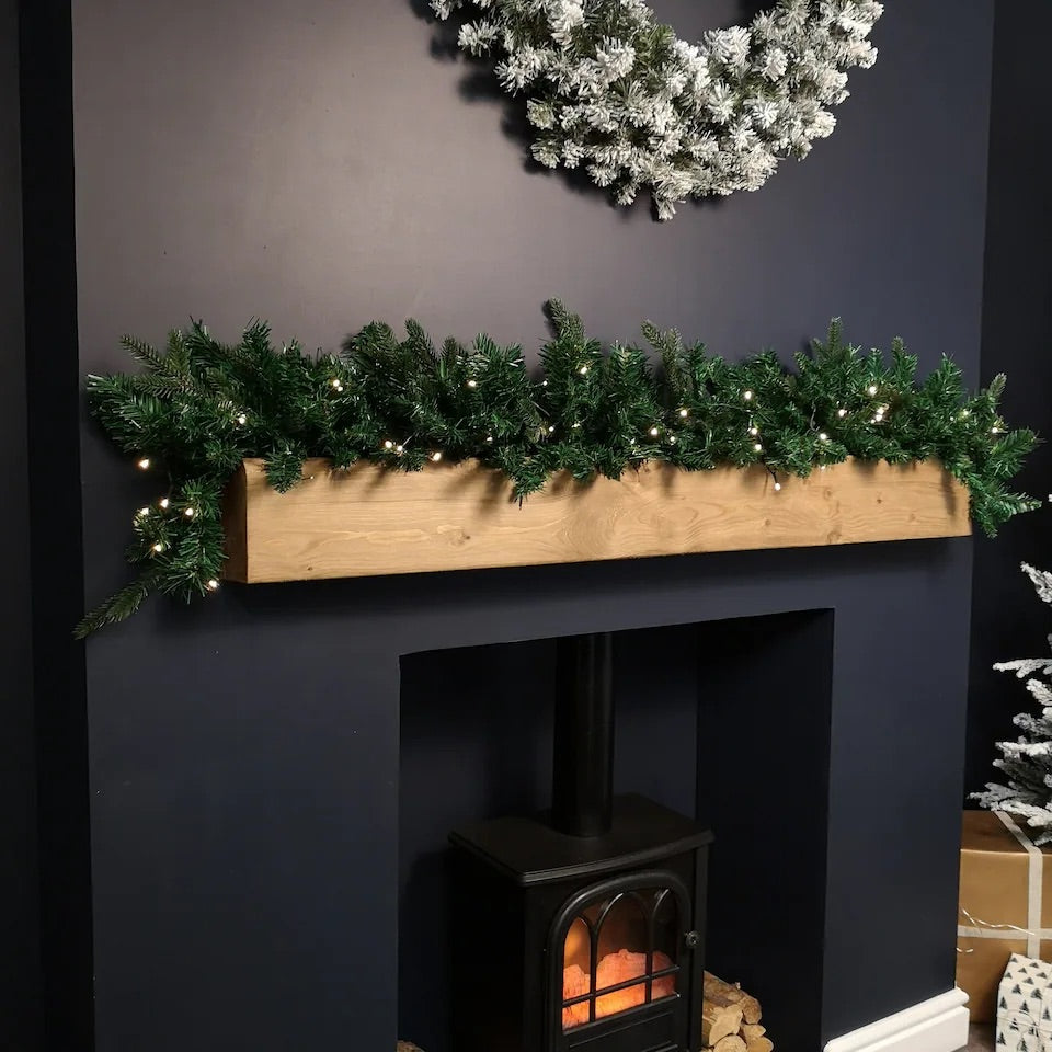 Pre-lit Christmas Garland - 1.8m