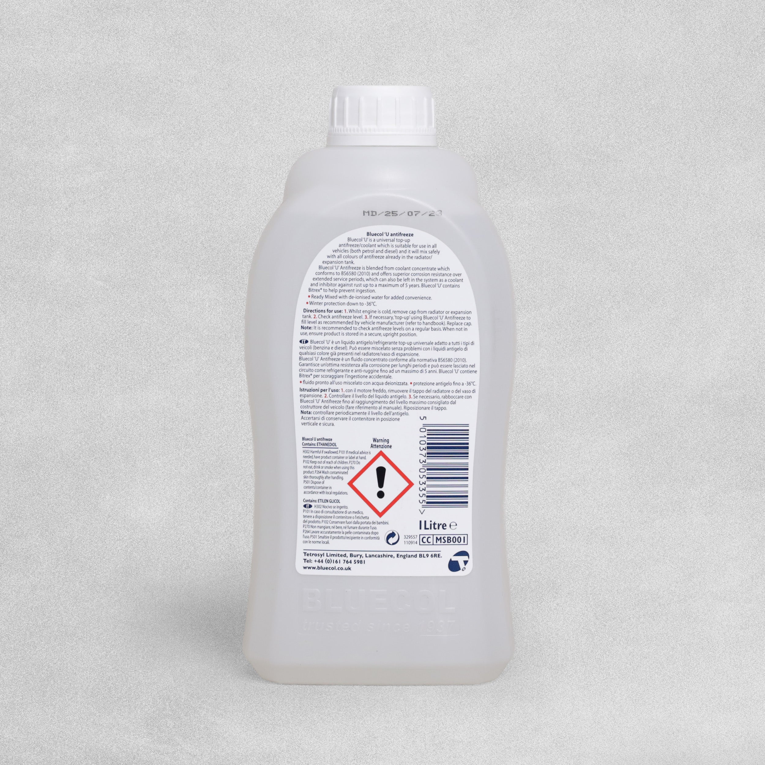 BlueColU Anti Freeze & Coolant 1L