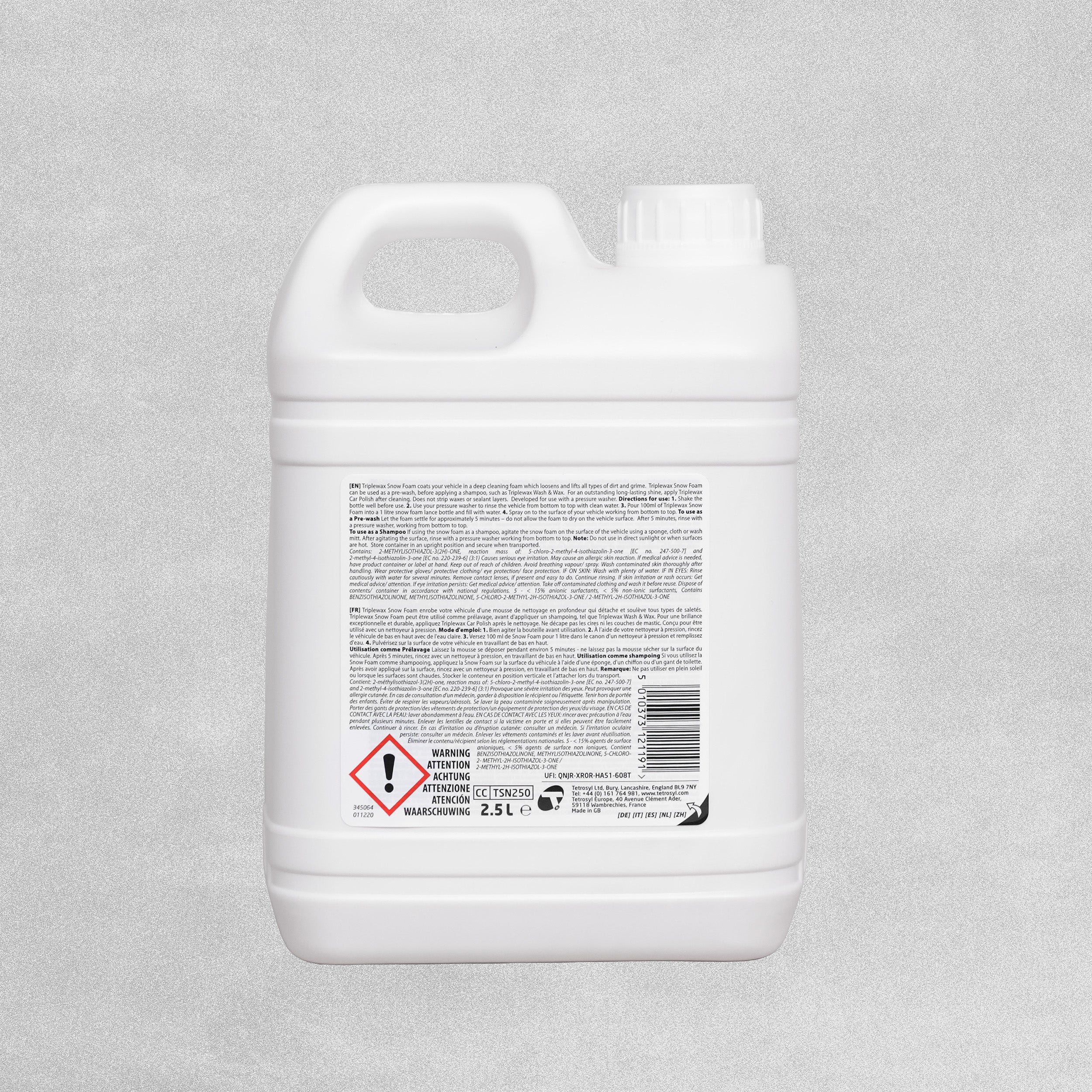 Triplewax Vortex Blast Snow Foam Thick Car Shampoo Vehicle Cleaner 2.5L