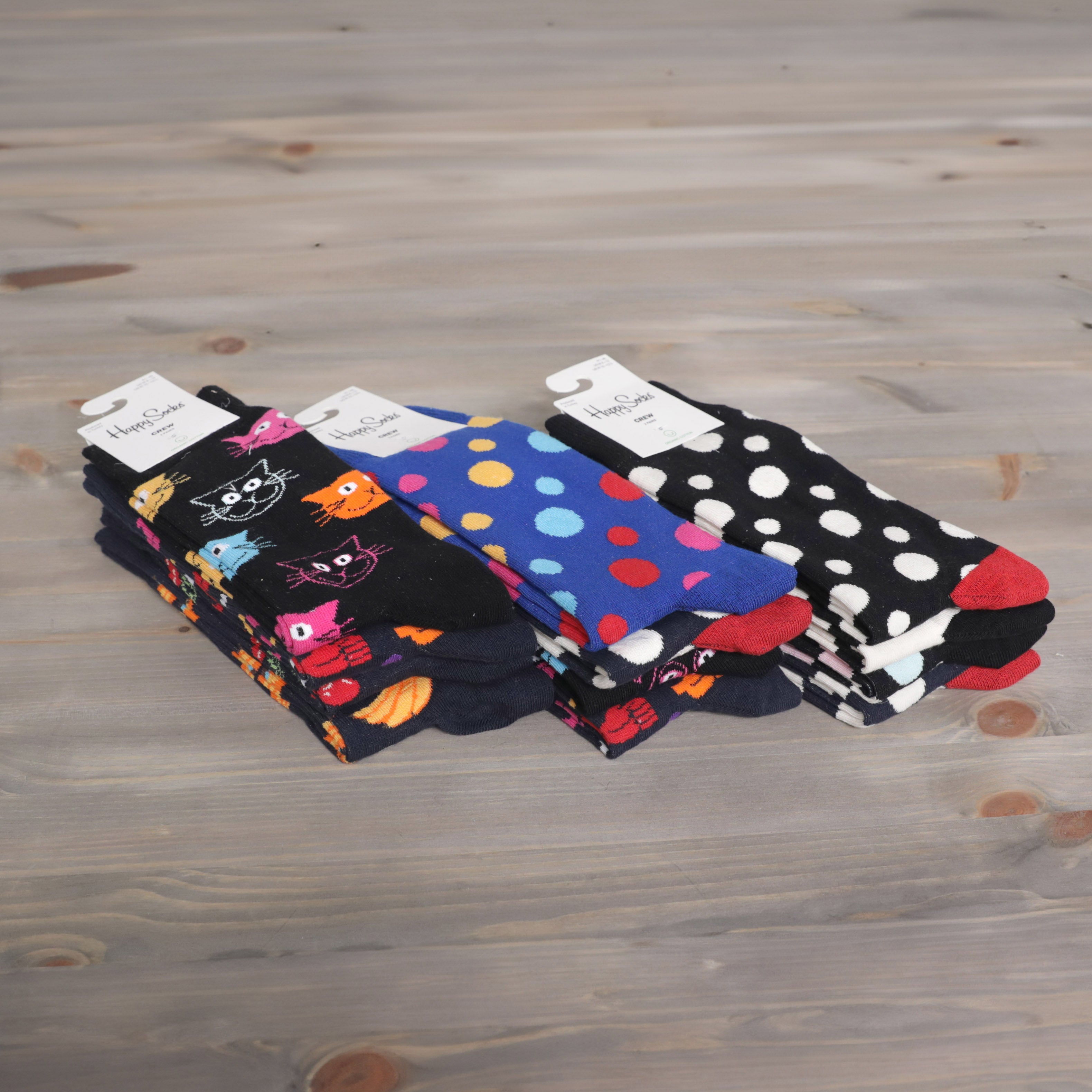 Happy Socks - 2 Pairs - Various Designs & Sizes
