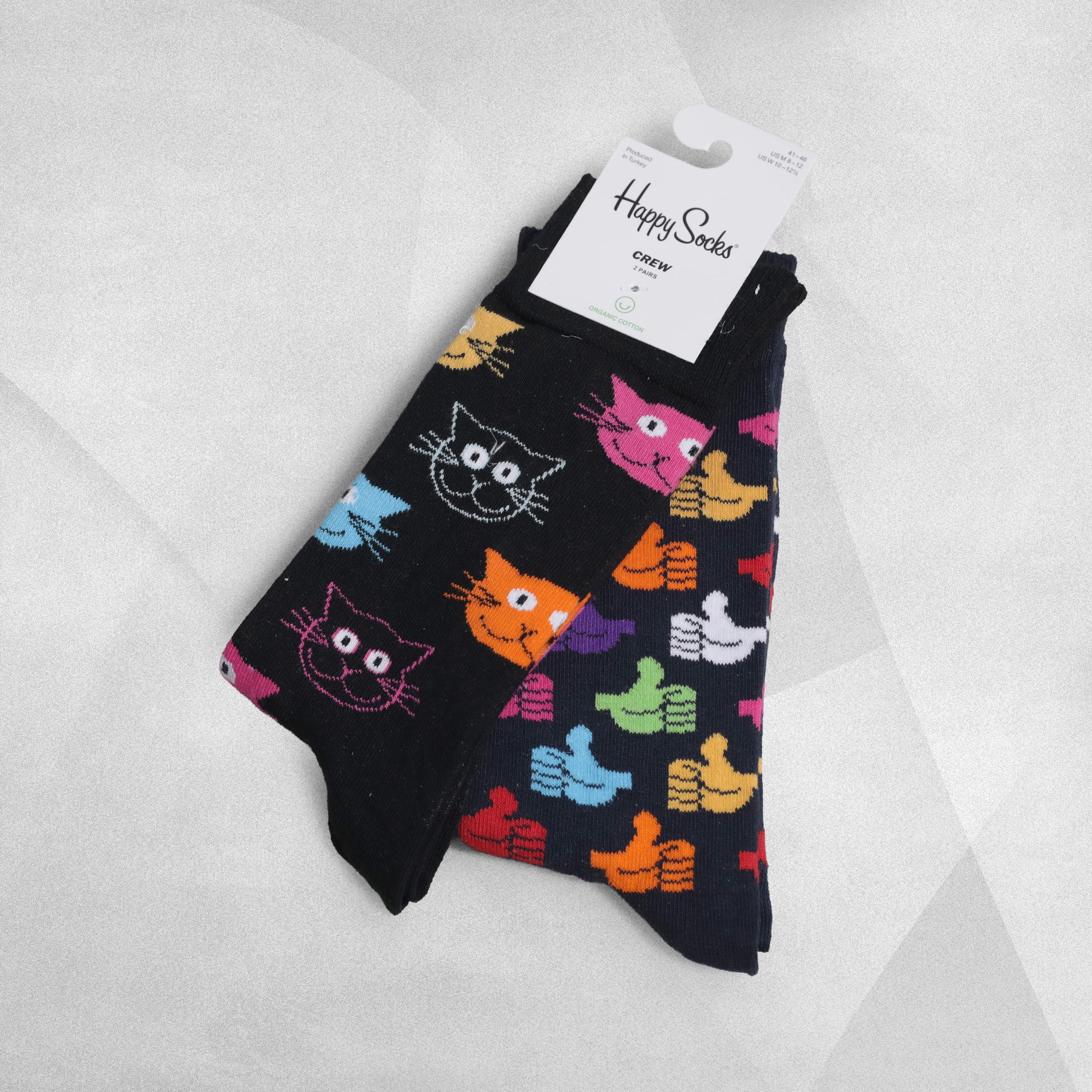 Happy Socks - 2 Pairs - Various Designs & Sizes