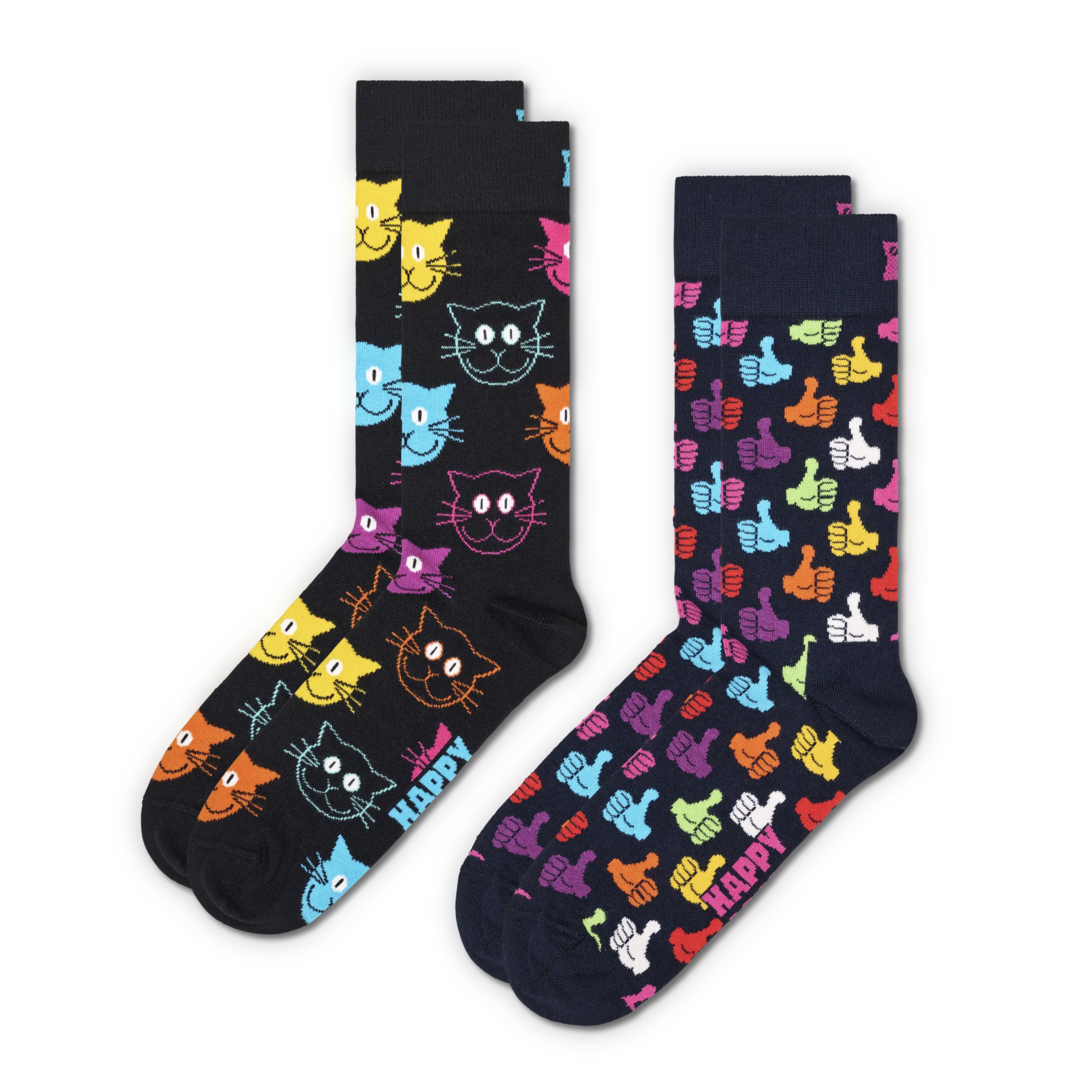 Happy Socks - 2 Pairs - Various Designs & Sizes