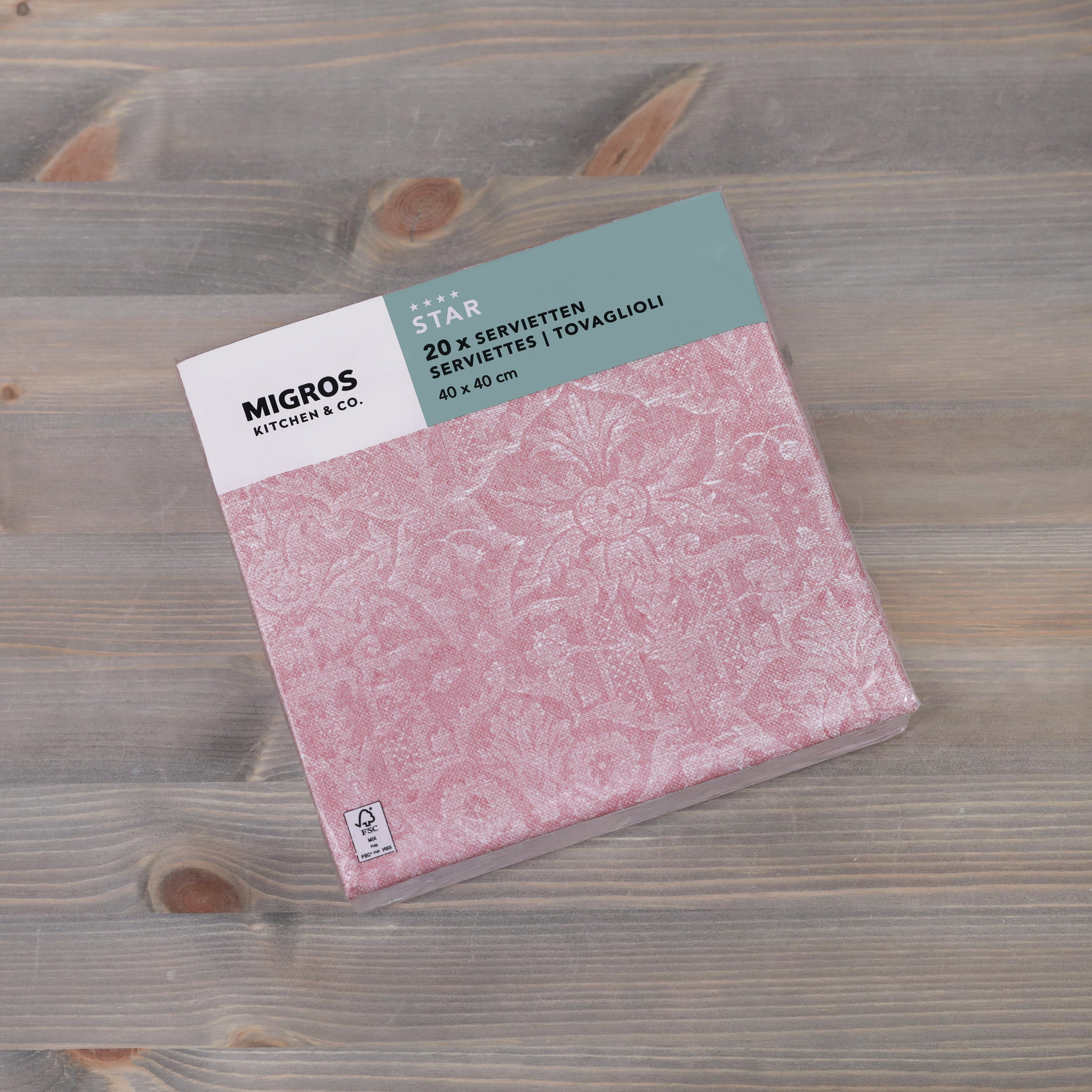 Migros Kitchen & Co Serviettes - Various Designs and Sizes Available