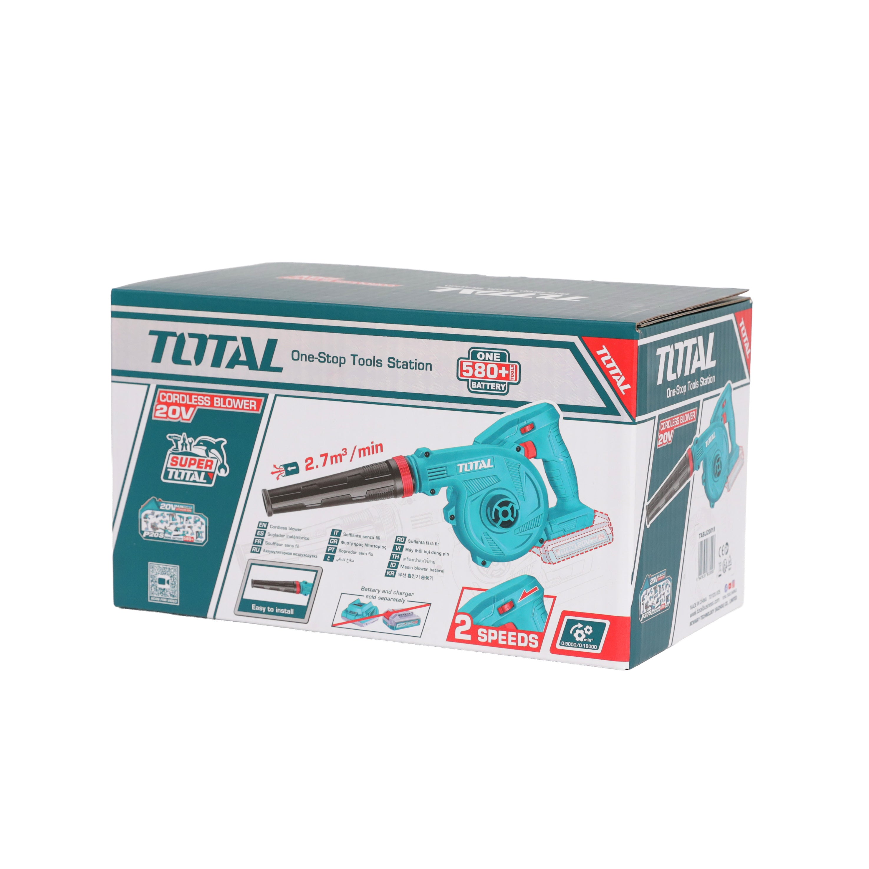 Total Li-Ion 20V Cordless Blower (Battery not included) - TABLI20018