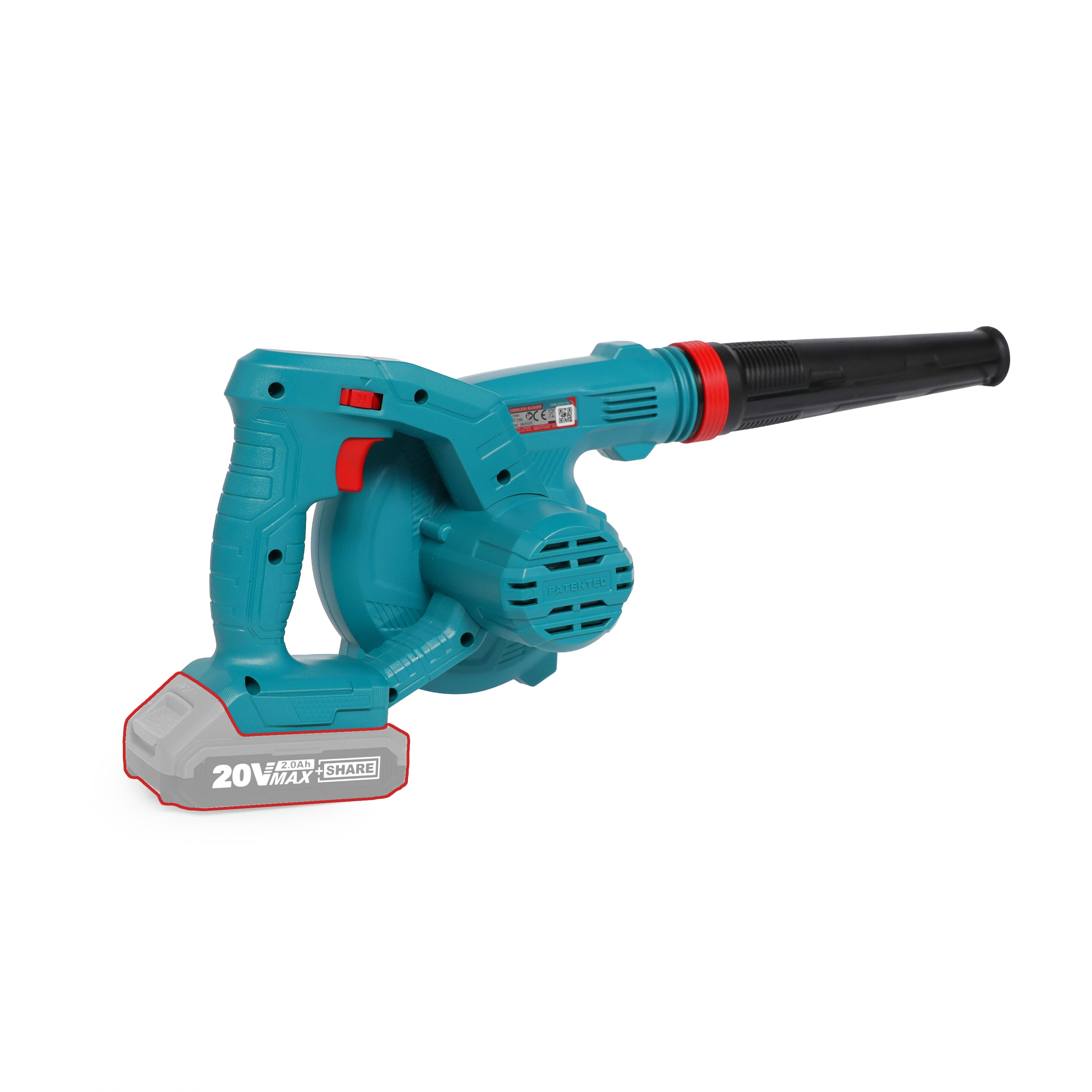 Total Li-Ion 20V Cordless Blower (Battery not included) - TABLI20018