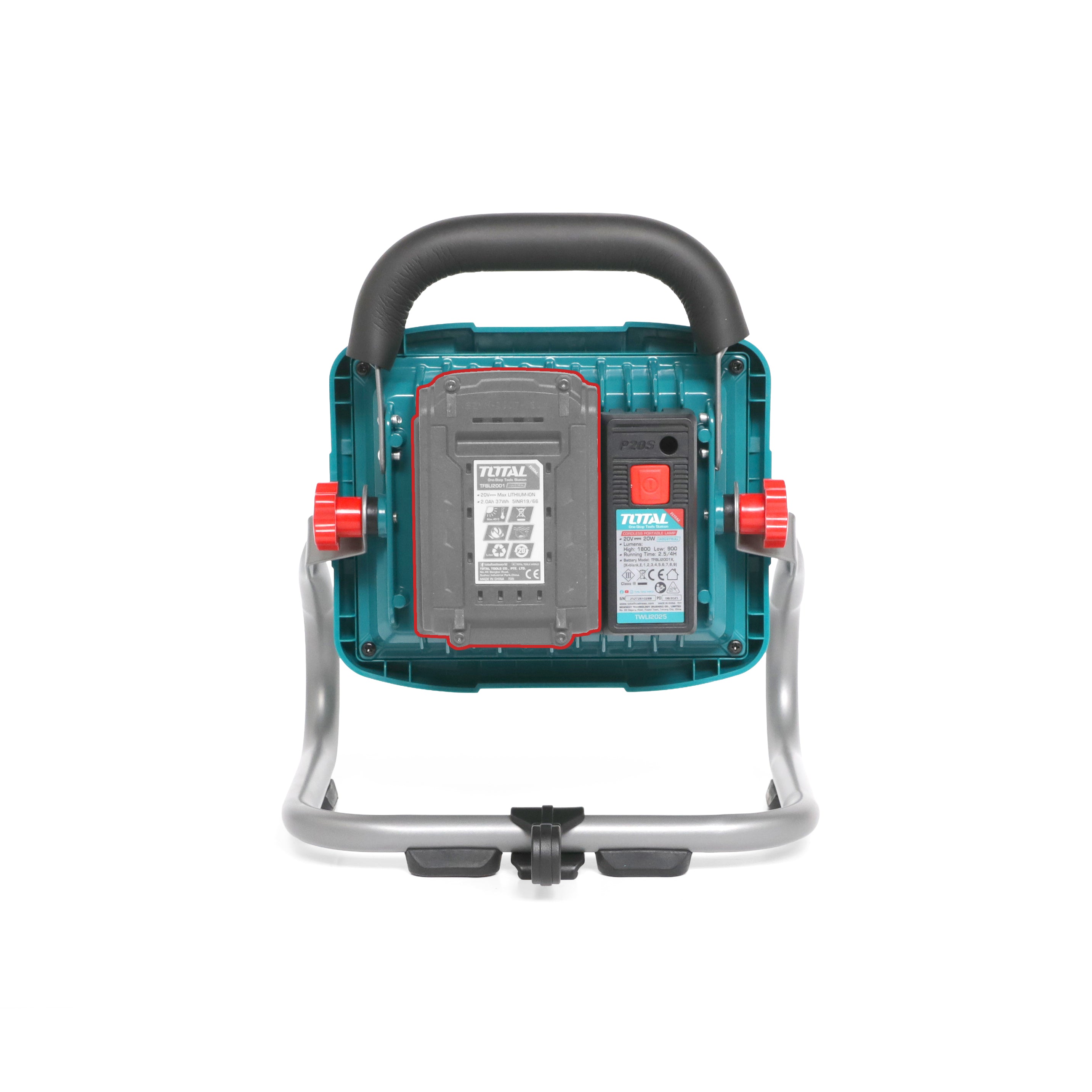 Total Li-Ion 20V Cordless Portable Lamp (Battery not included) - TWLI2025