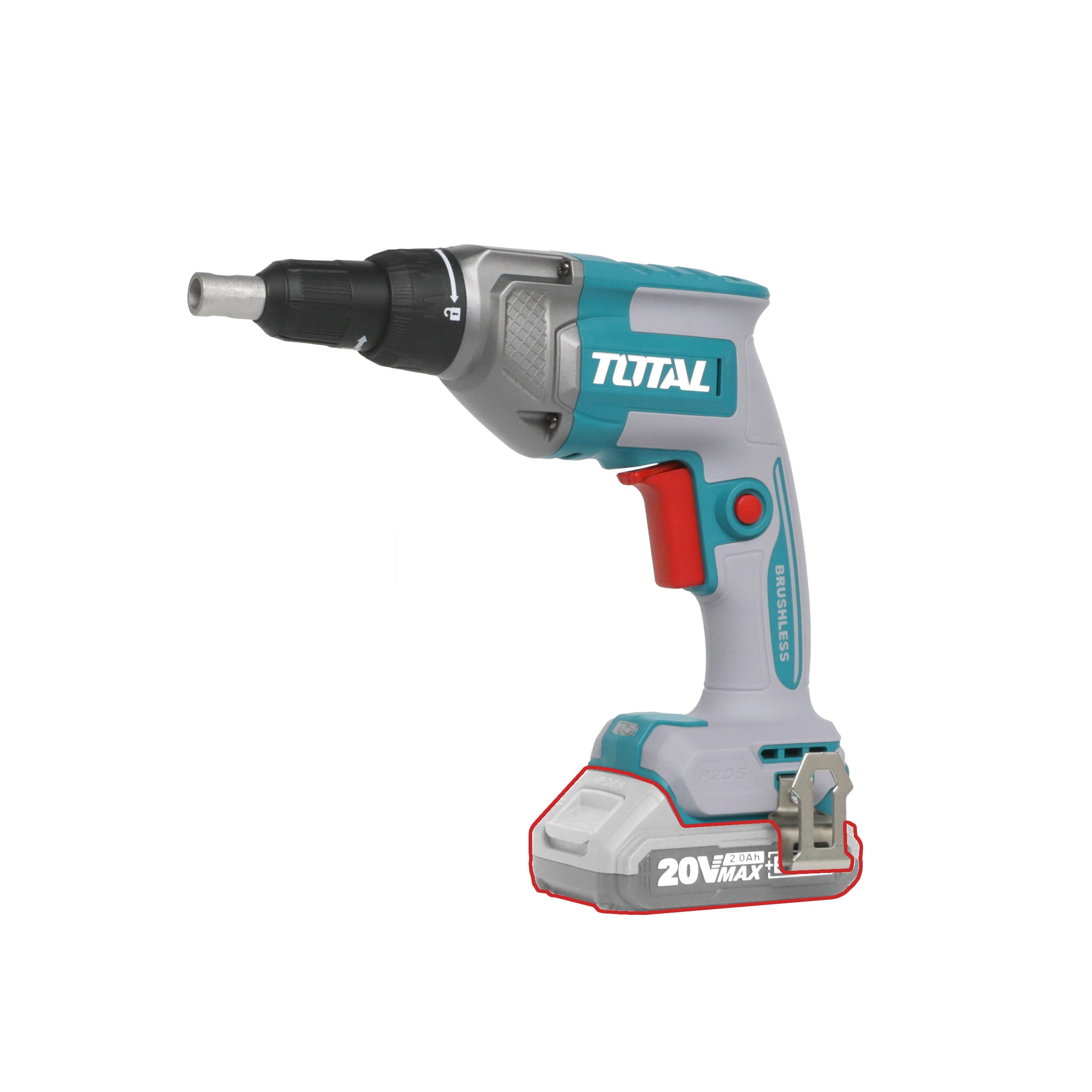 Total Li-Ion 20V Cordless Drywall Screwdriver (Battery not included) - TDSLI20428