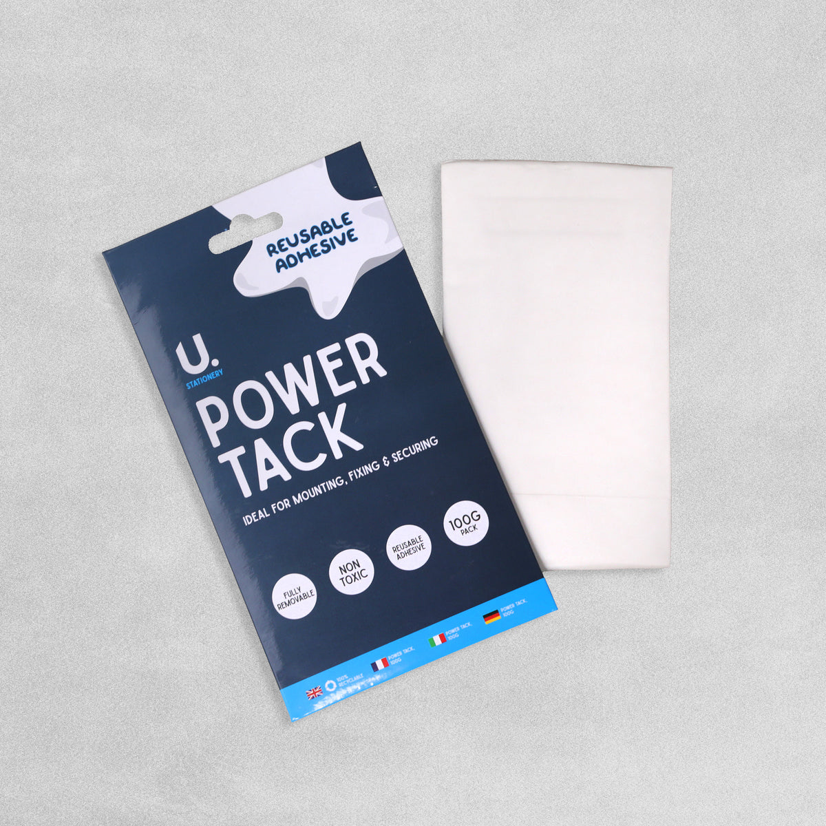 U. POWER TACK Reusable Adhesive 100G