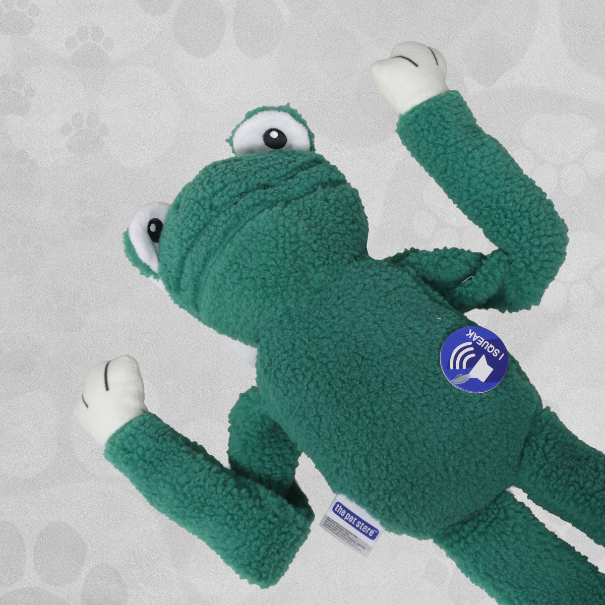 The Pet Store Cuddly Crazy Frog Dog Toy