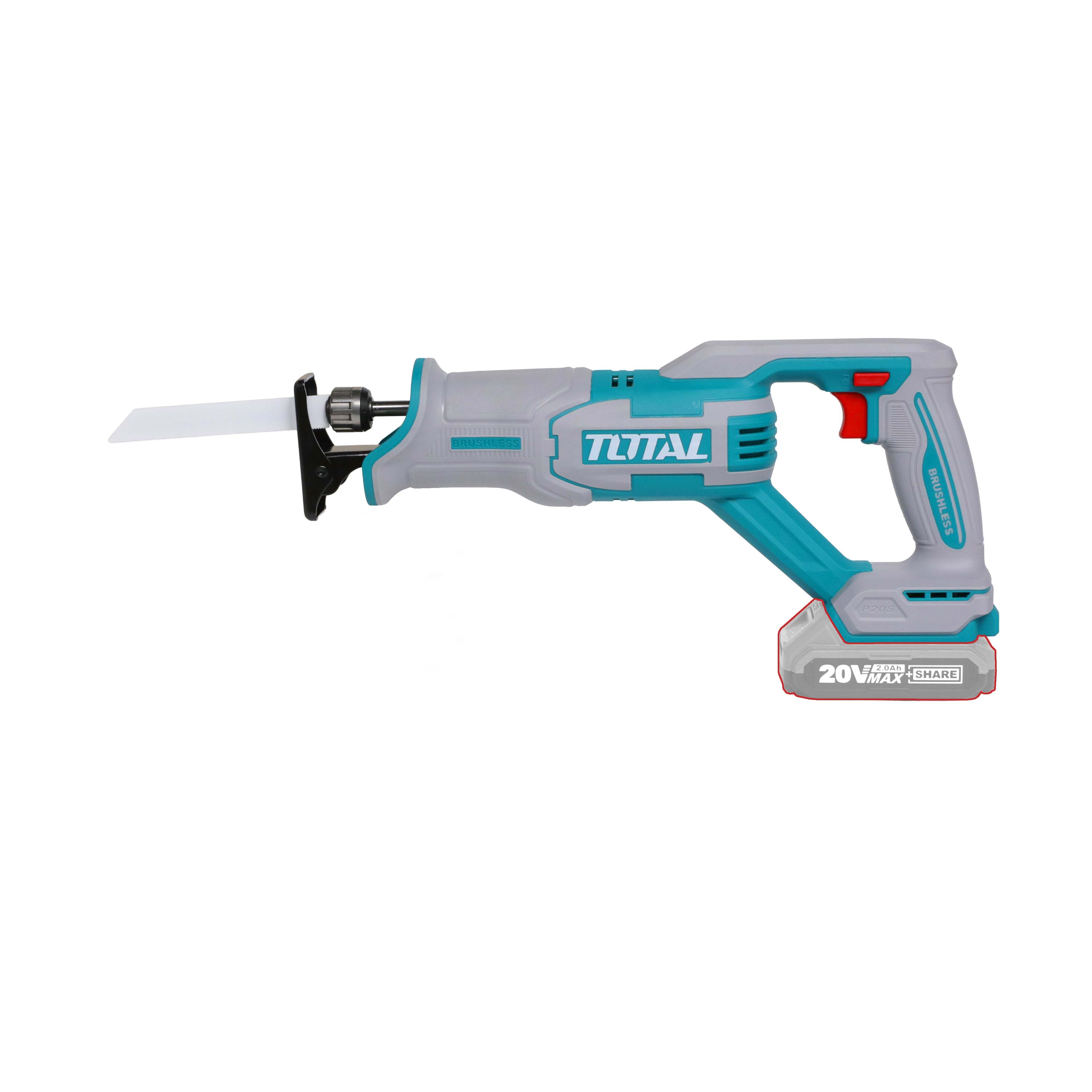 Total Li-Ion 20V Cordless Reciprocating Saw (Battery not included) - TRSLI2108