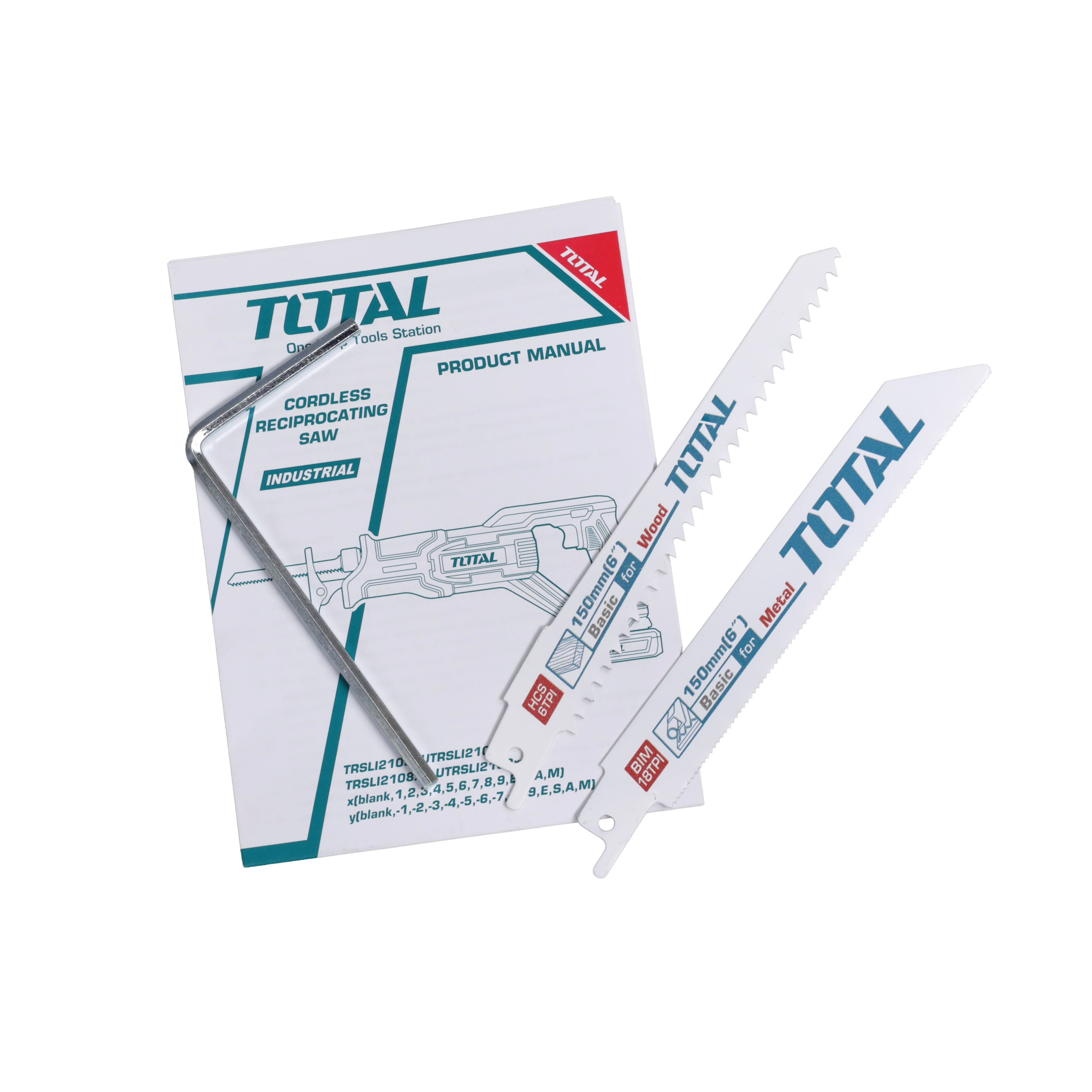 Total Li-Ion 20V Cordless Reciprocating Saw (Battery not included) - TRSLI2108