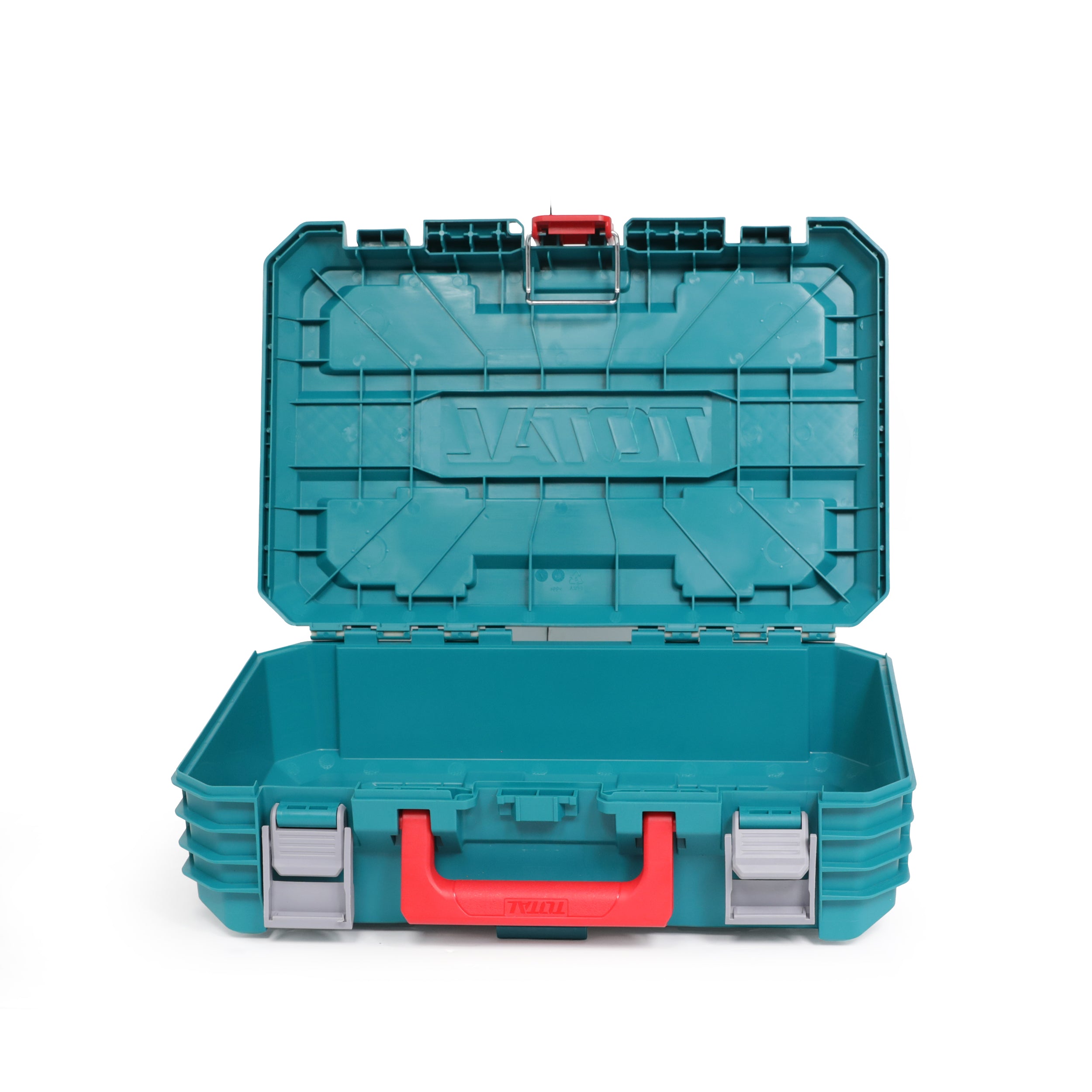 Total 19" Stackable Plastic Tool Box - 48cm x 32cm x 14.8cm - TPBXS102