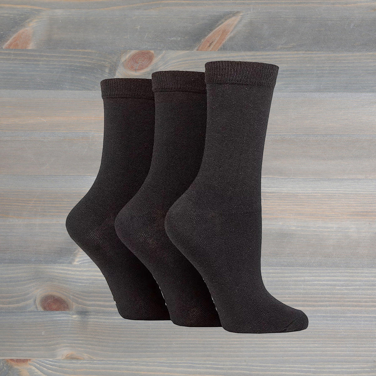 Sockshop Tore Crew Socks 3 Pairs Ladies 4-8  Various Colours