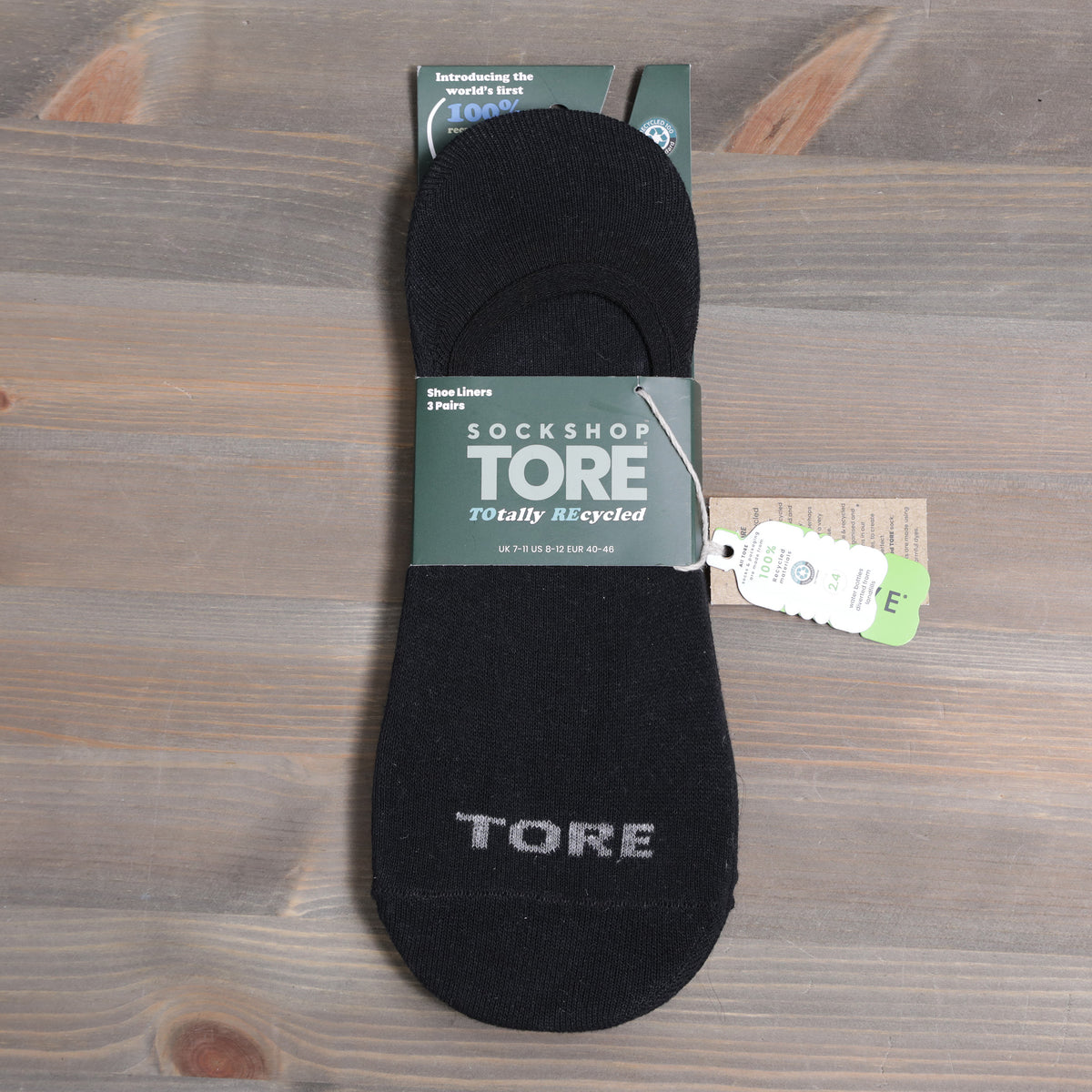 Sockshop Tore Shoe Liner Socks 3 Pairs Mens 7-11 Various Colours
