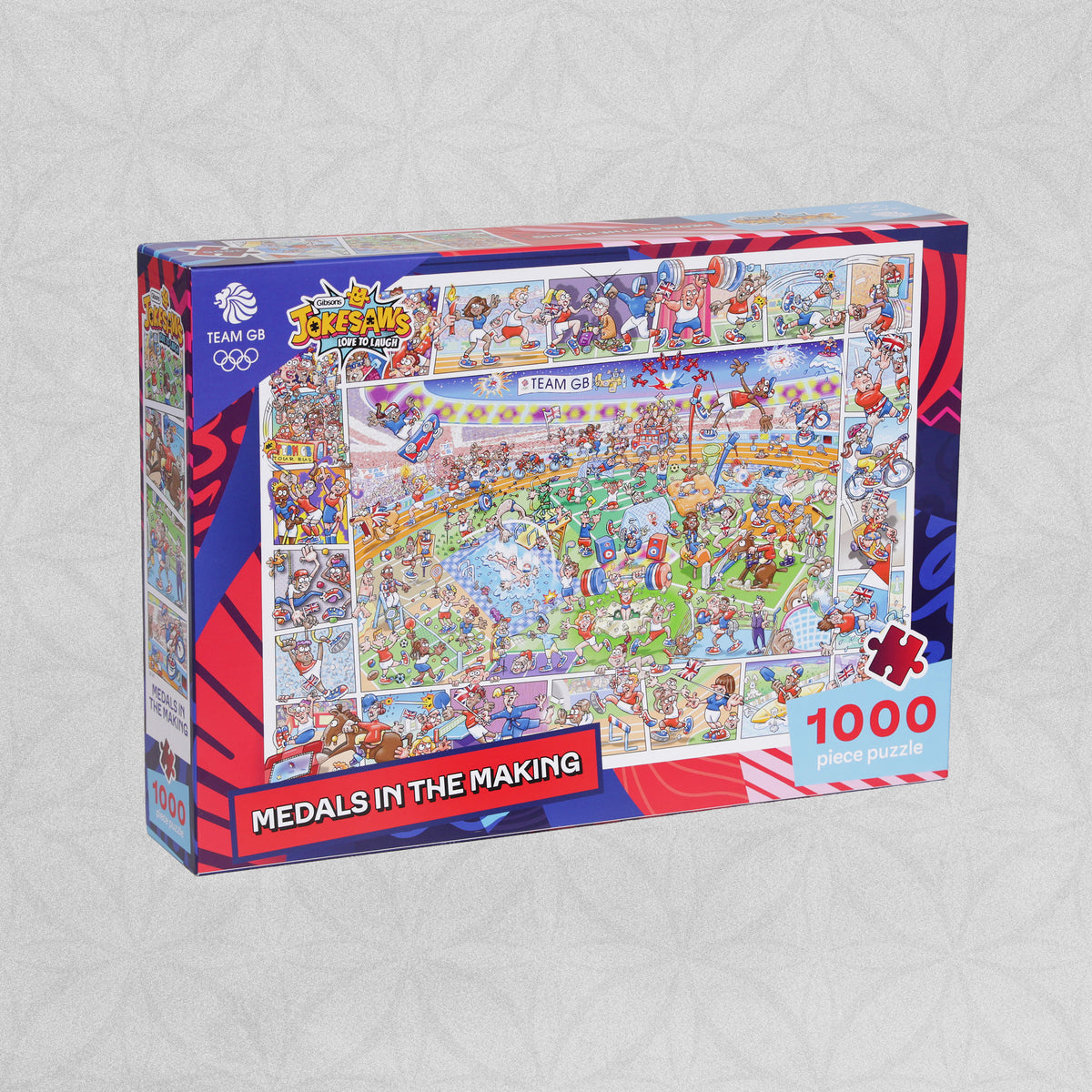 Gibsons Jokesaws Jigsaw Puzzle - 'Medals in the Making' - 1000 pieces