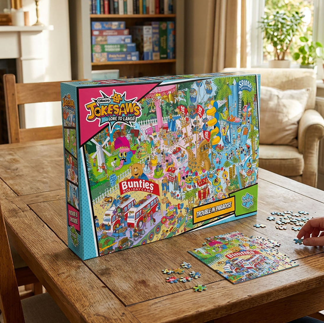 Gibsons Jokesaws Jigsaw Puzzle - 'Trouble in Paradise' - 1000 pieces