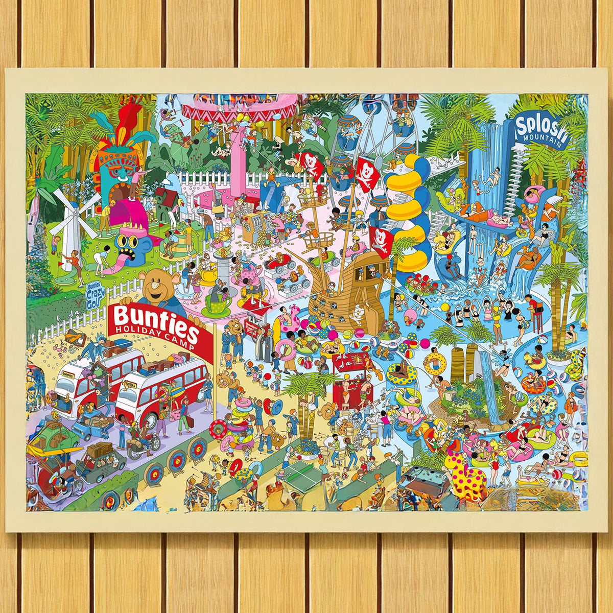 Gibsons Jokesaws Jigsaw Puzzle - 'Trouble in Paradise' - 1000 pieces