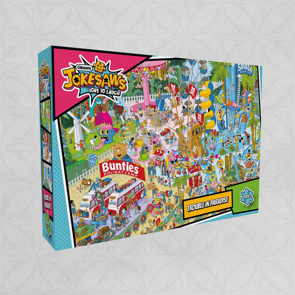 Gibsons Jokesaws Jigsaw Puzzle - 'Trouble in Paradise' - 1000 pieces