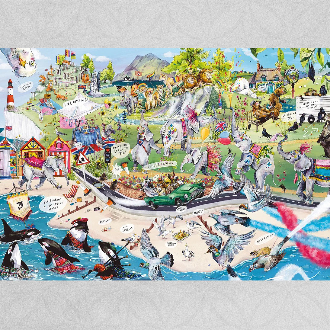 Gibsons 'Herd of Hilarity' 1000 piece puzzle