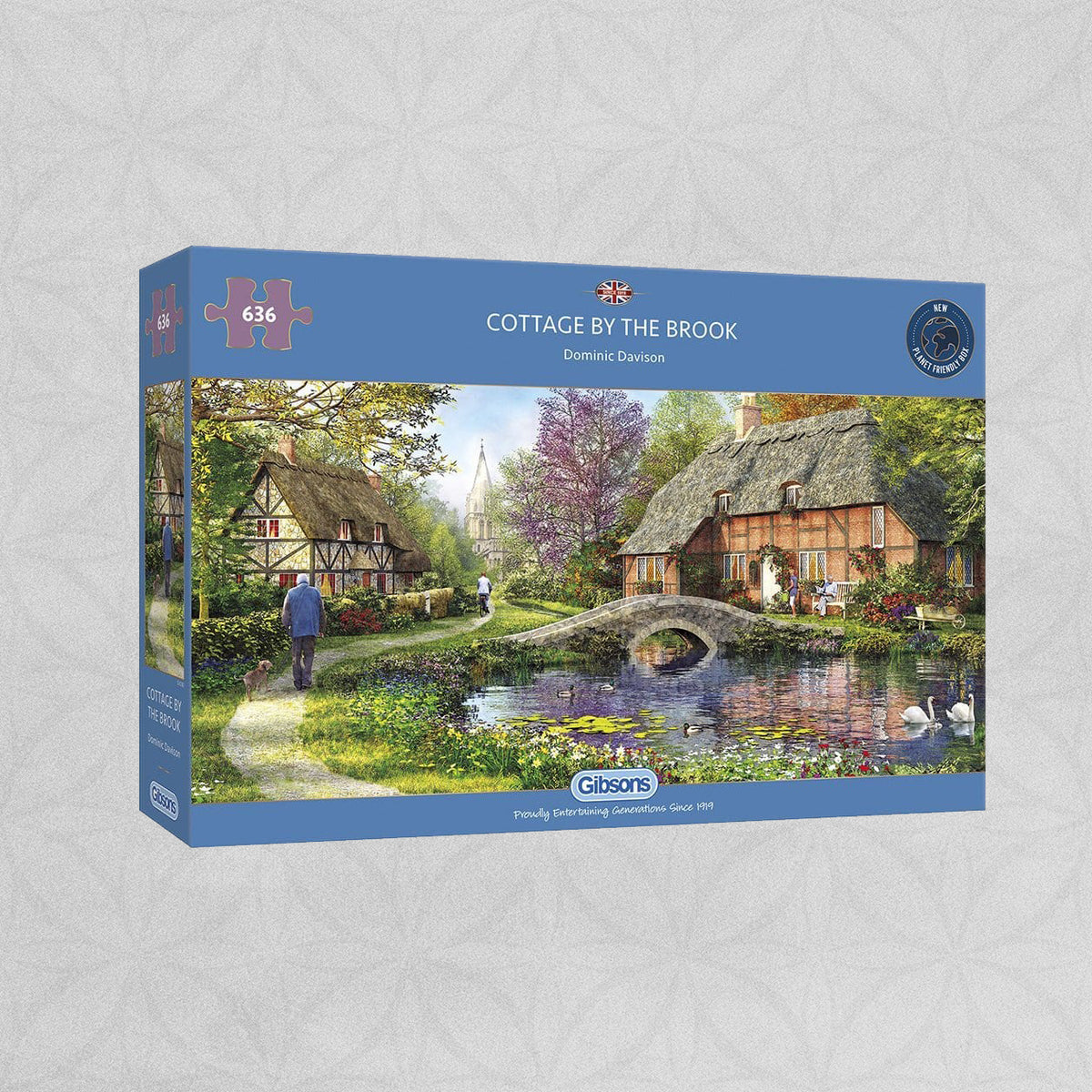 Gibsons 'Cottage by the Brook' 636 Piece Puzzle