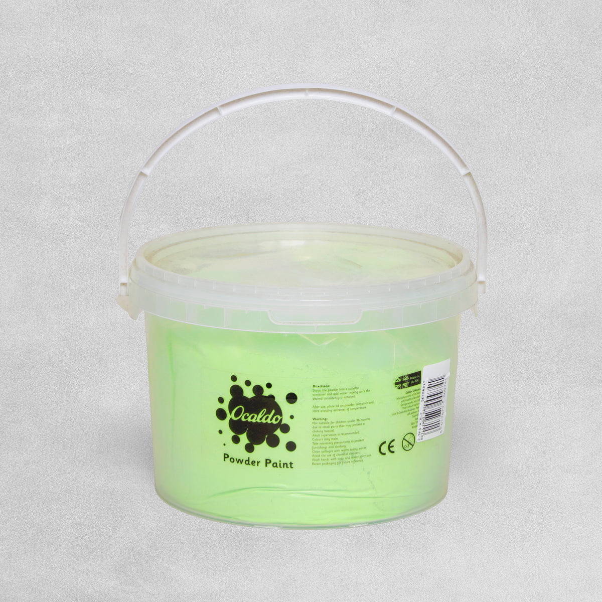 Ocaldo Art Powder Colour 2.5kg - Lime Green & Black