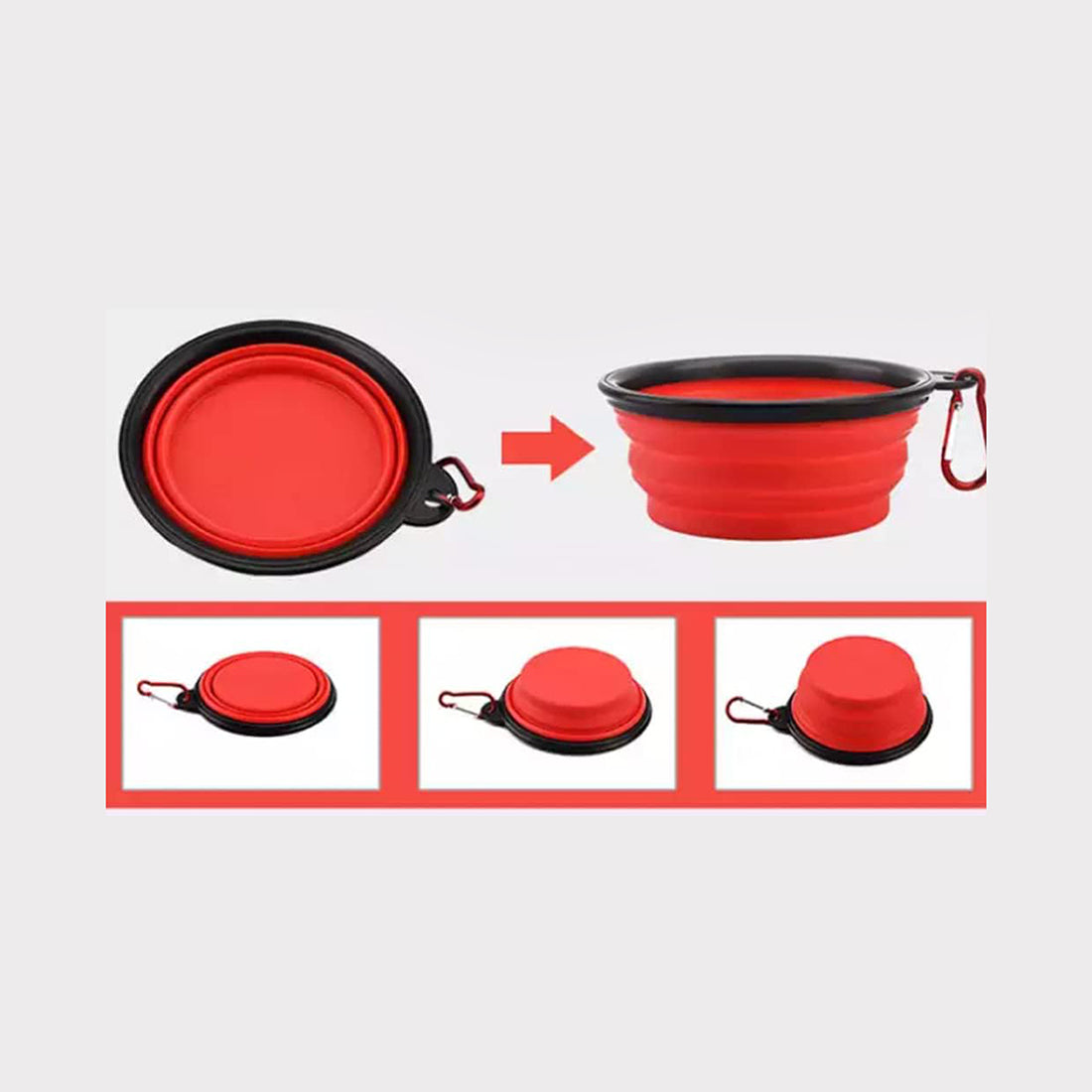 Collapsible Travel Pet Bowl