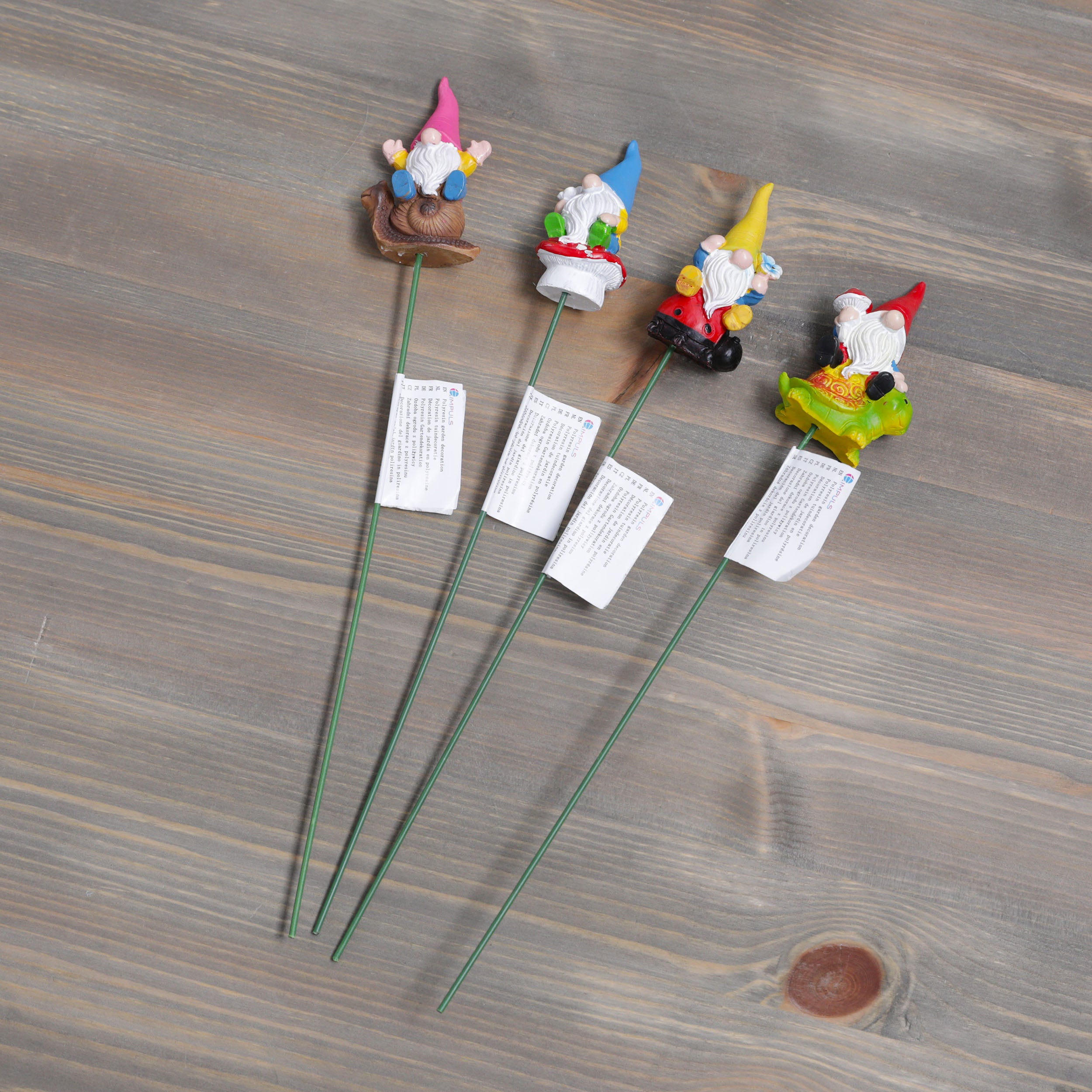 Decorative Garden Gnome of Stake - Various Designs Available