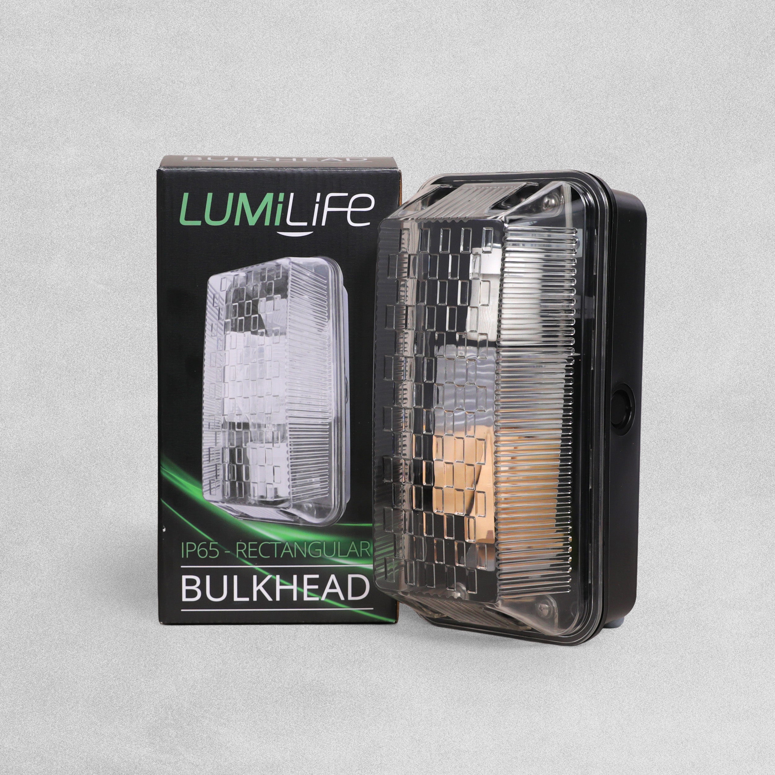 Powermaster 100w Outdoor Rectangular Bulkhead-IP65-- Rectangular