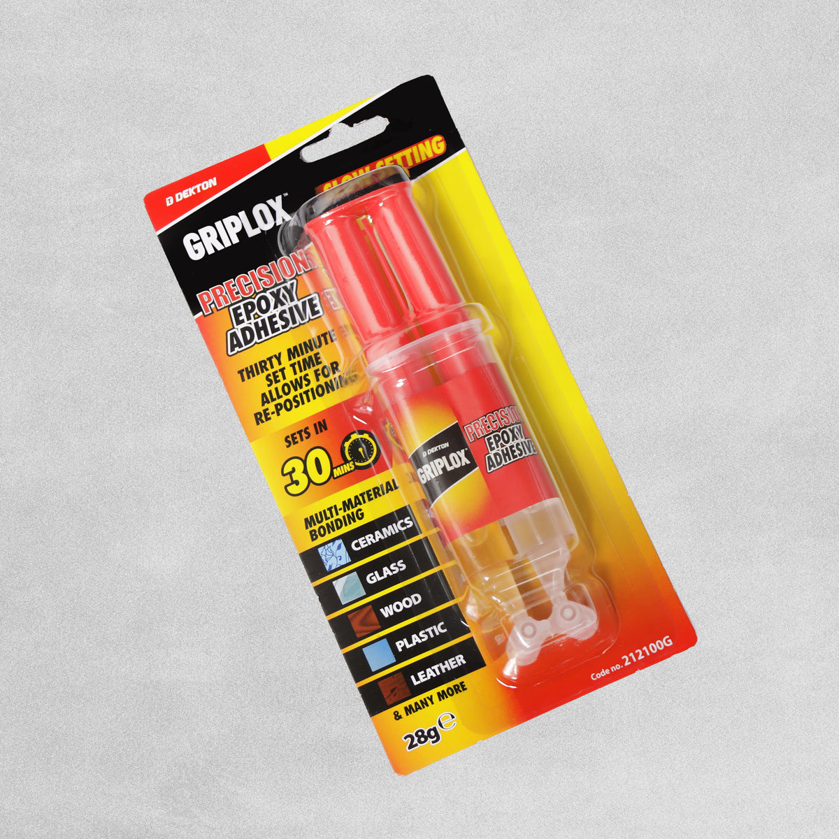 Dekton Griplox Epoxy Adhesive Precision 28g