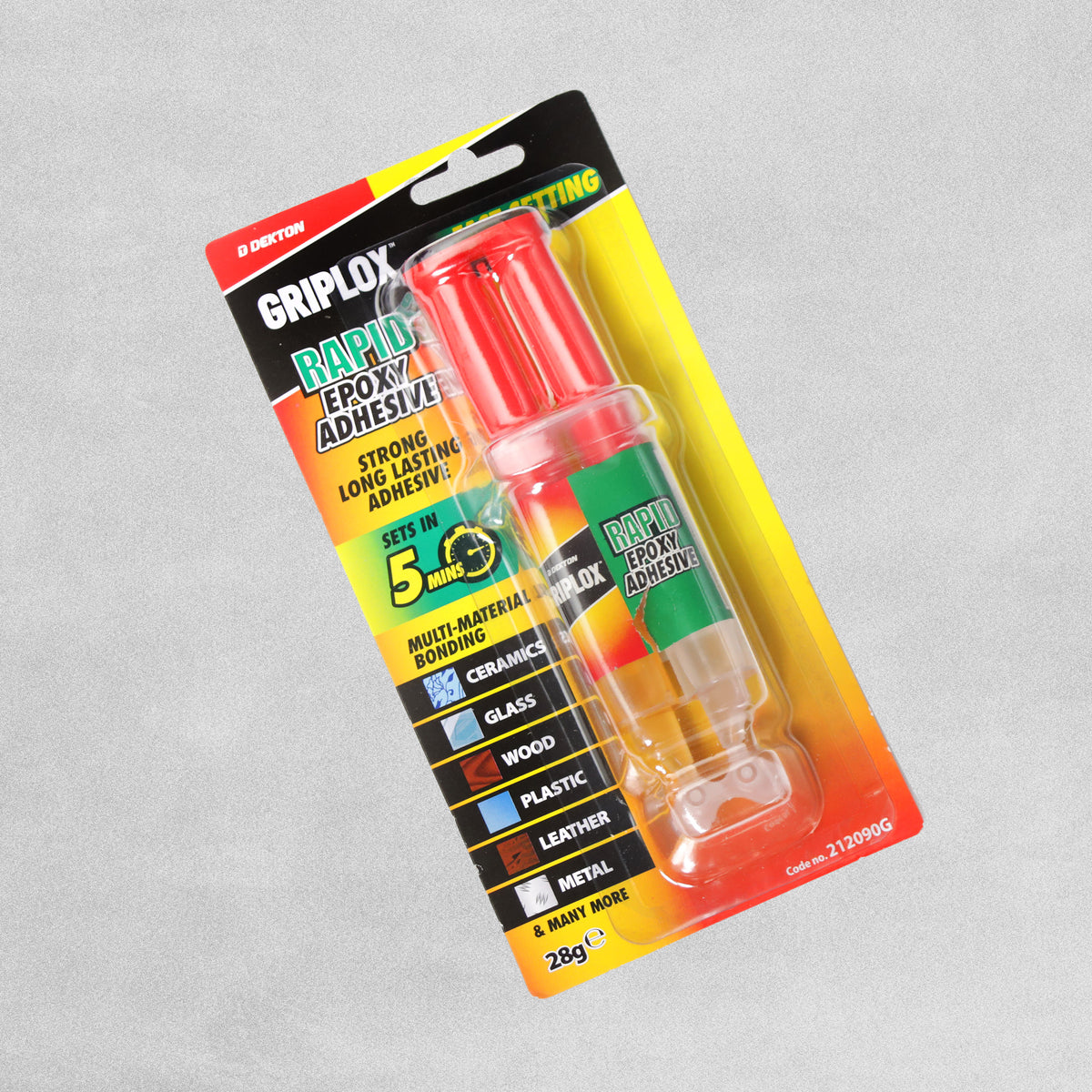 Dekton Griplox Epoxy Adhesive Rapid 28g