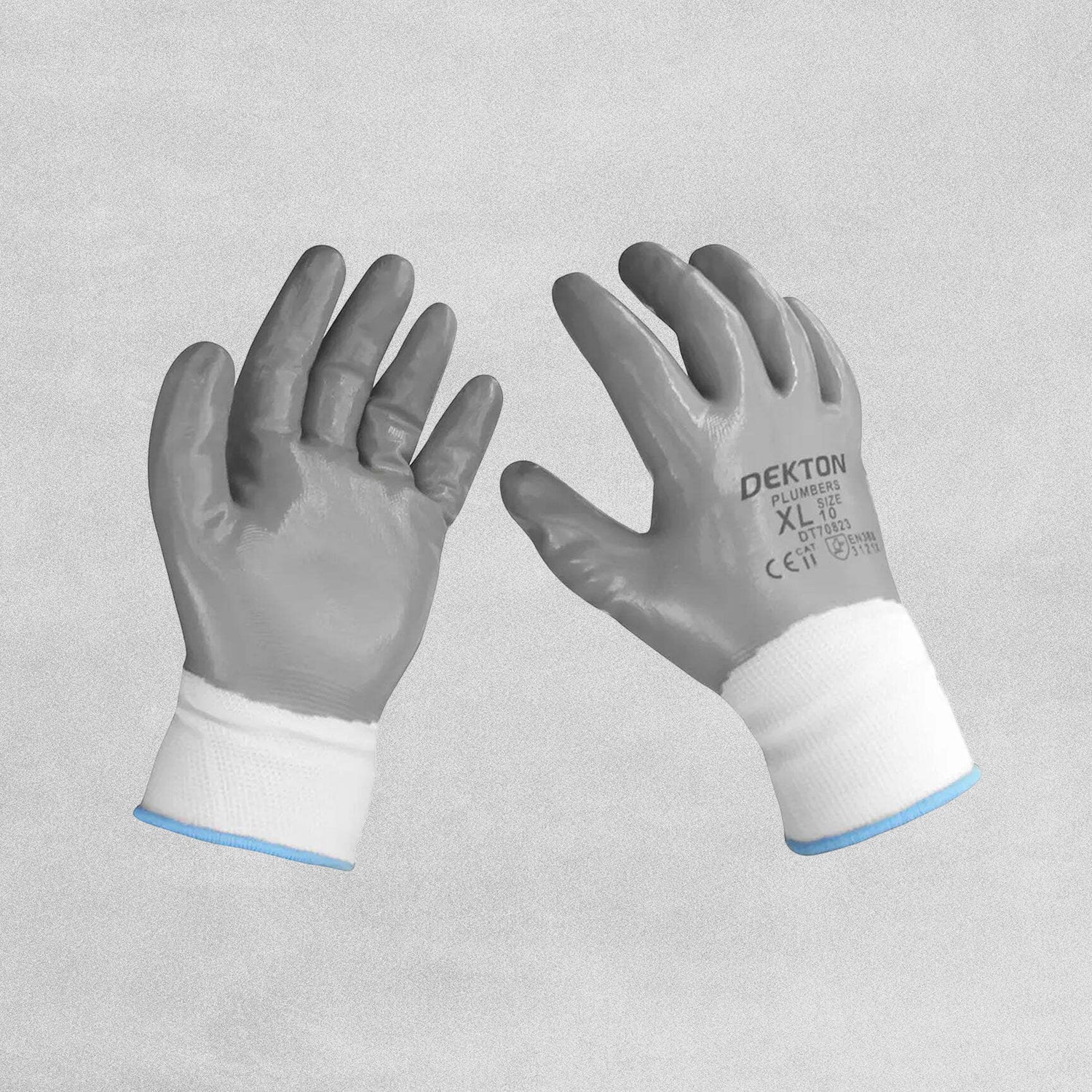 Dekton Plumbers Nitrile Gloves - Various Sizes Available