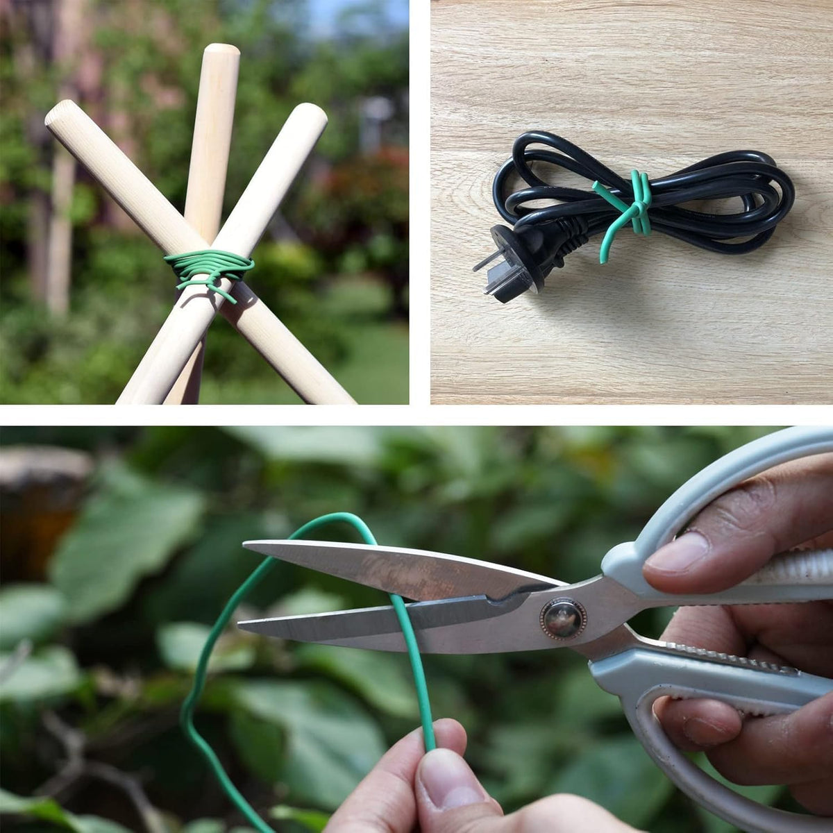 Rigwell Garden Binding Wire Green 10m X 2.5mm