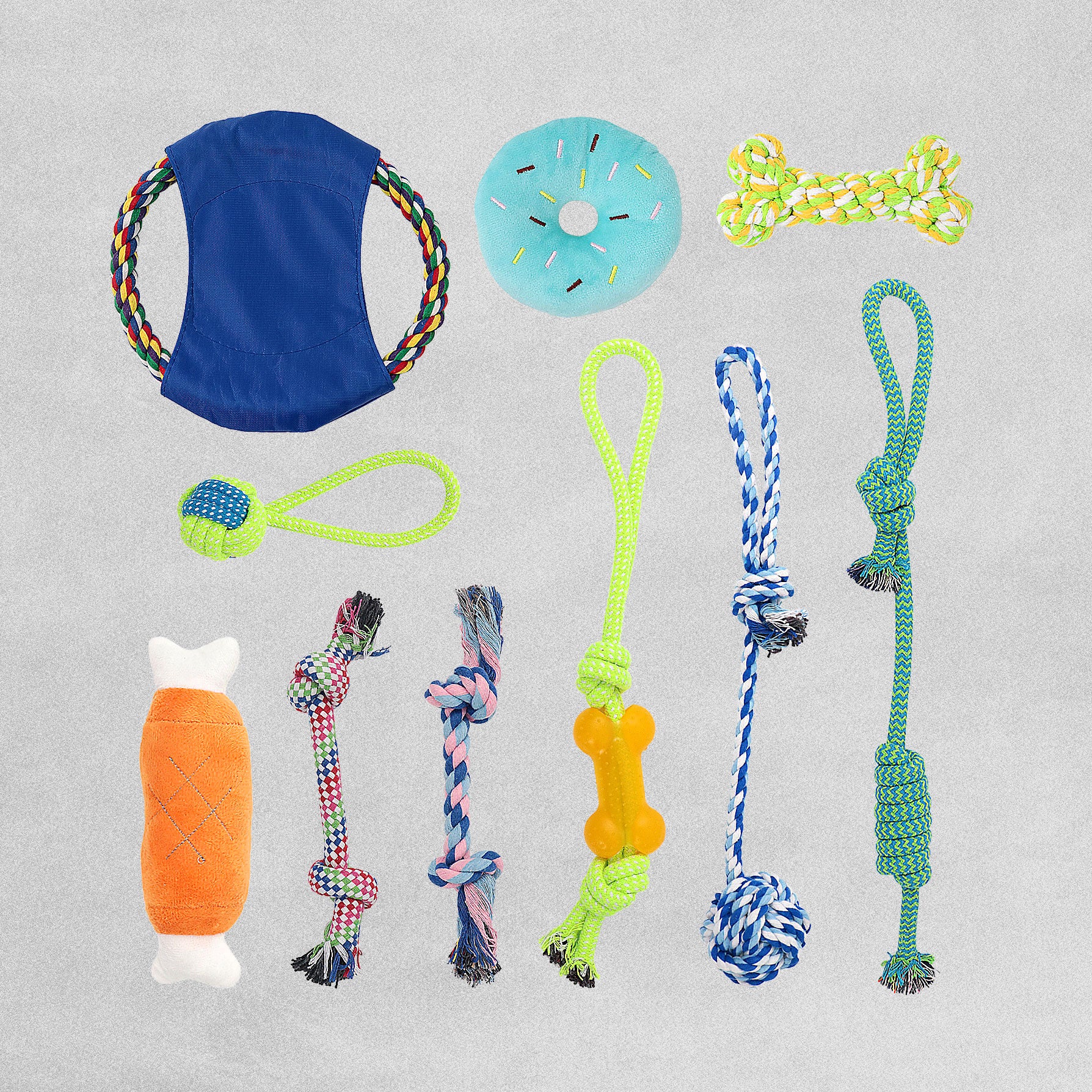 Dog Rope Toy Packs - 8pcs