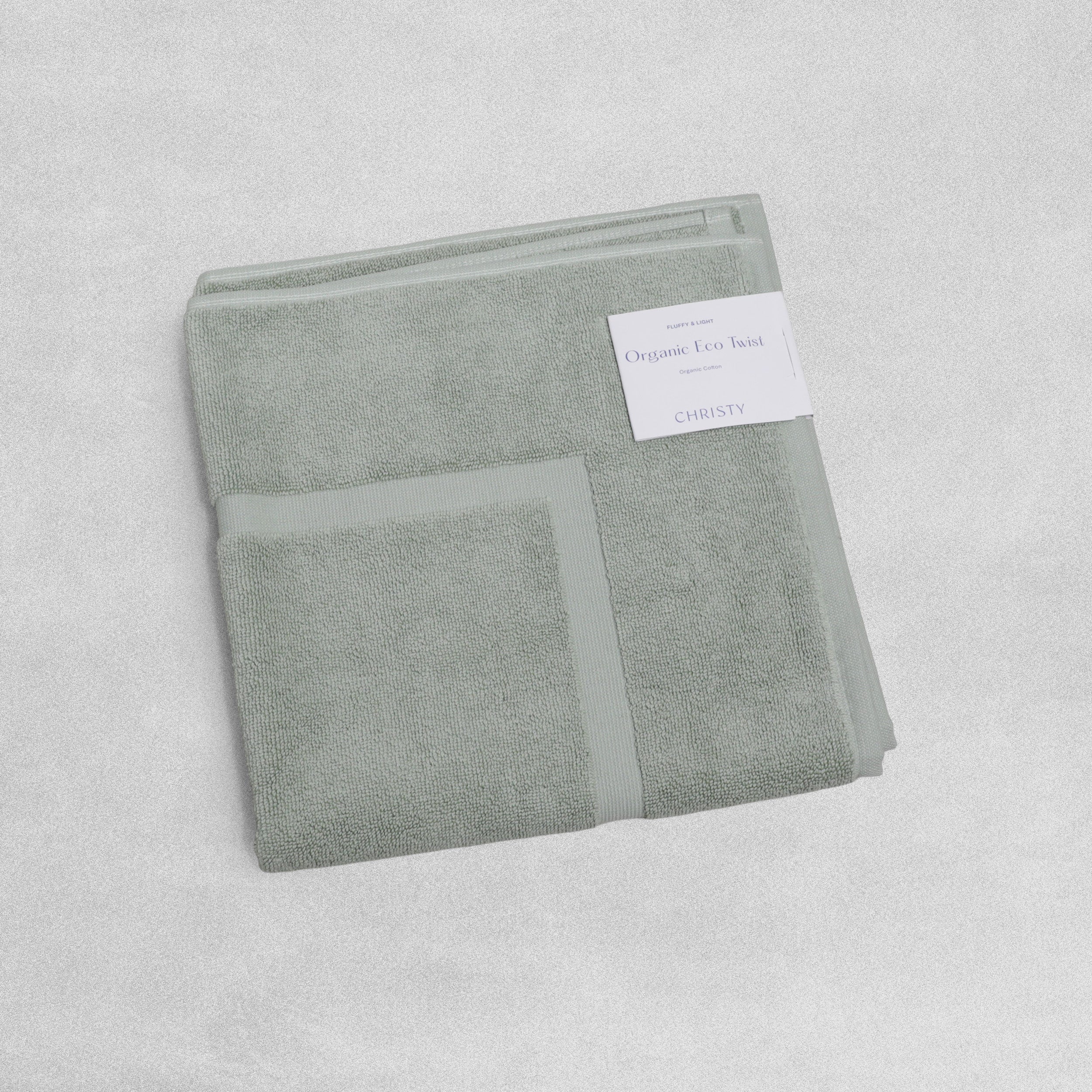 Christy Organic Eco Twist Shower Mat 60 x 60 cm various colours