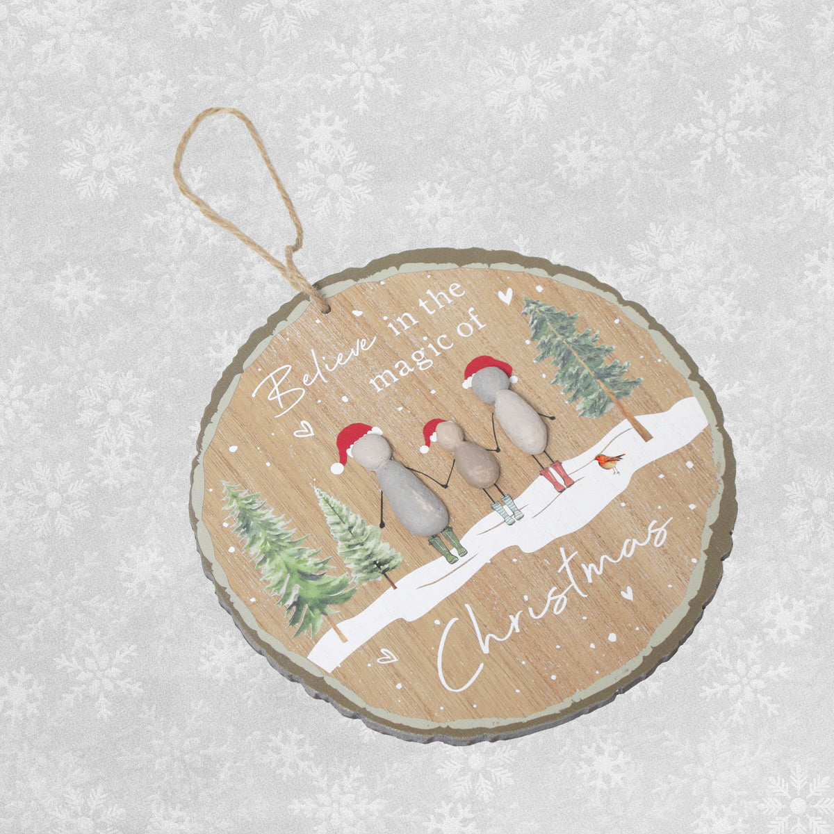 Handcrafted Wooden Christmas Decoration 20cm